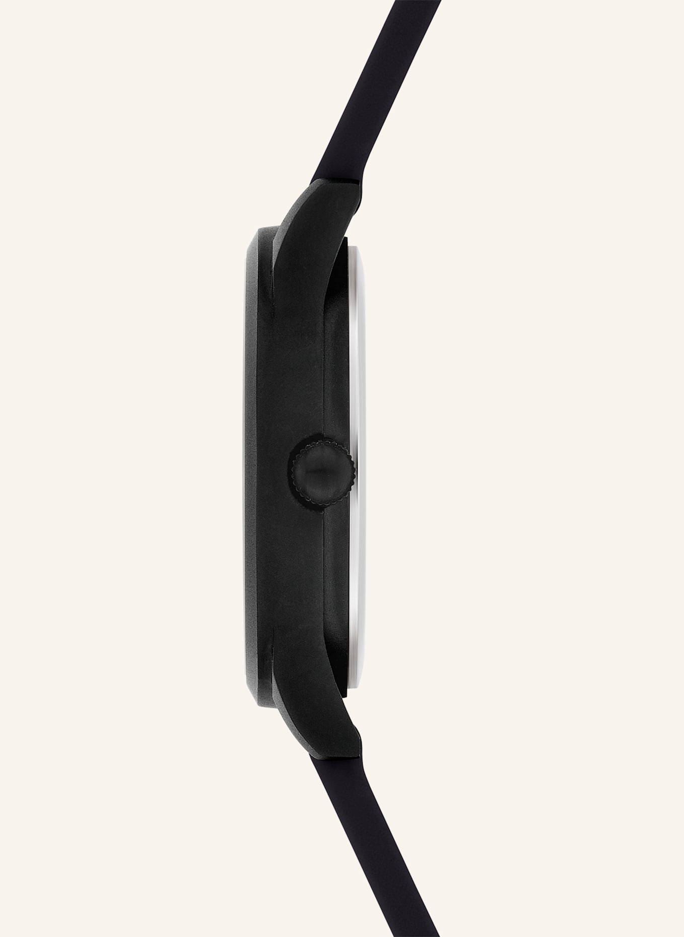 s.Oliver Silicone wristwatch: BLACK