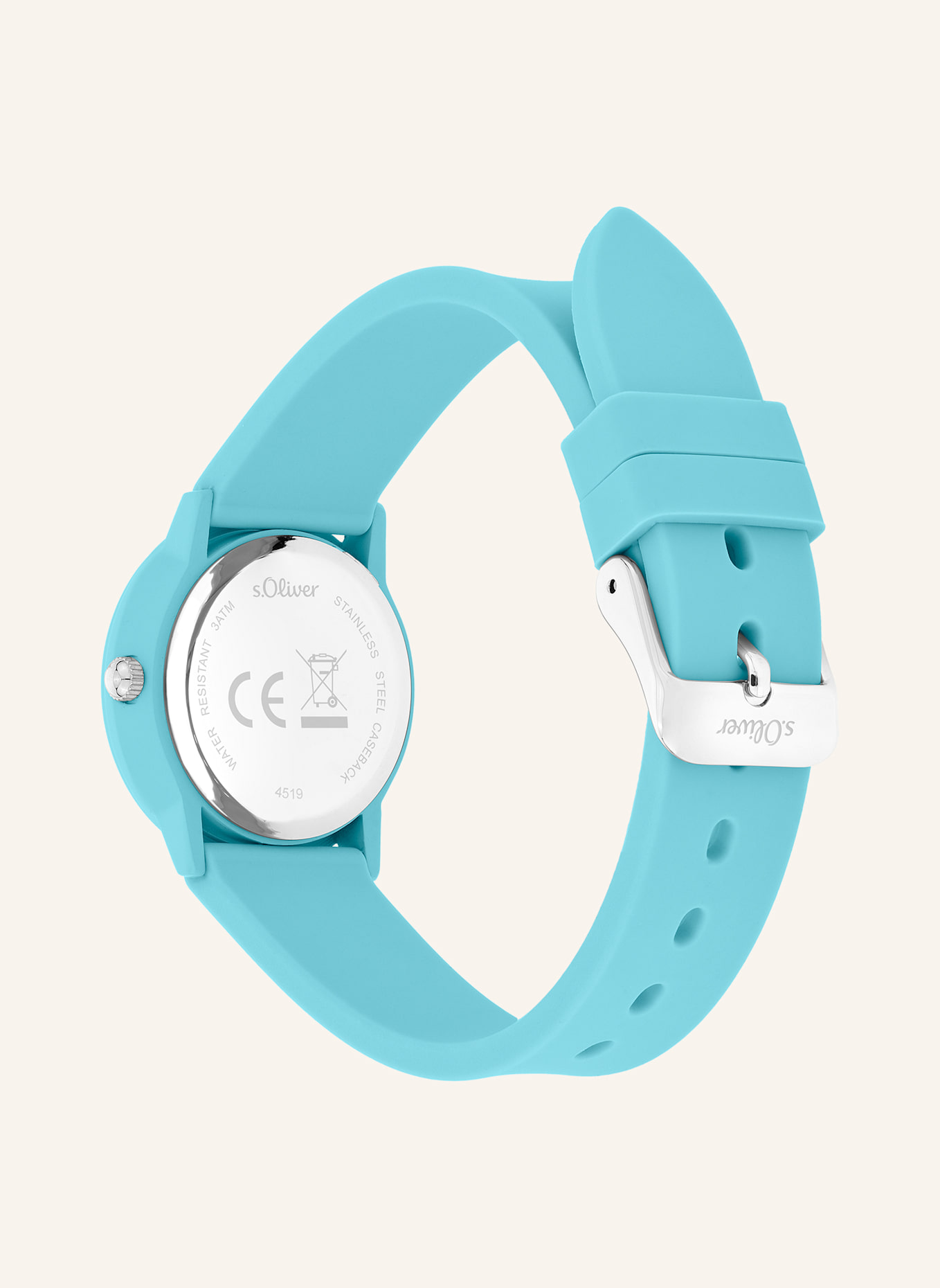 s.Oliver Silicone wristwatch: BLUE