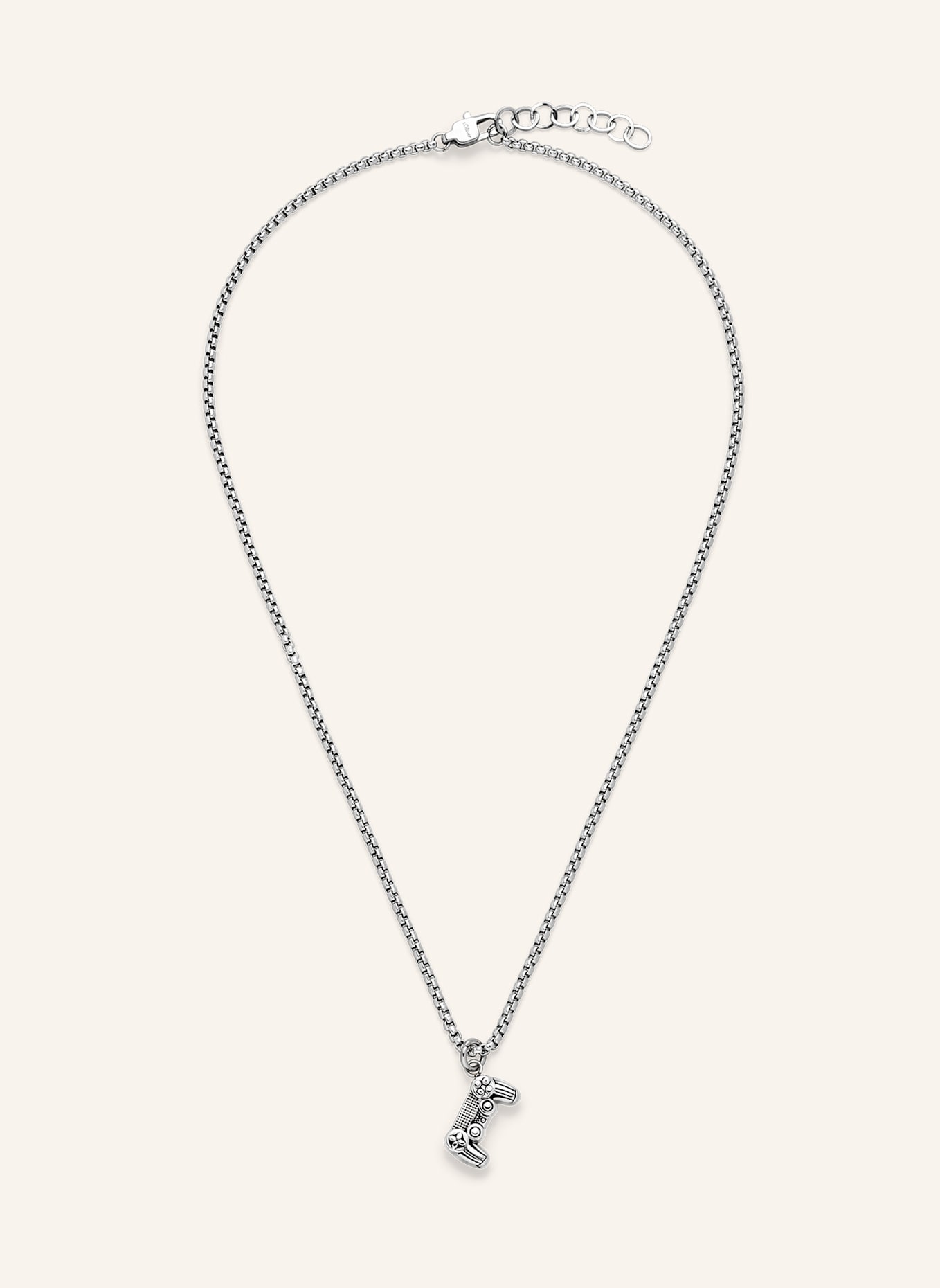 s.Oliver Ketting van roestvrij staal: ZILVER