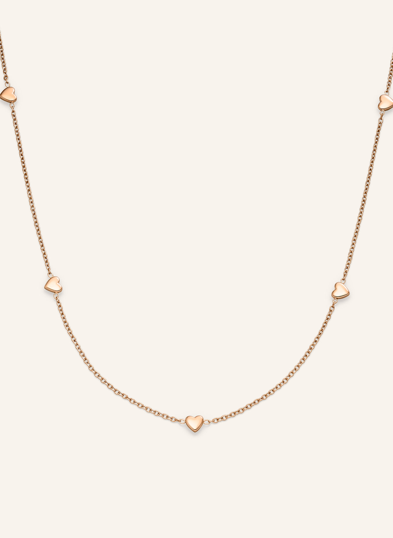 s.Oliver Halskette aus Edelstahl: ROSÉGOLD