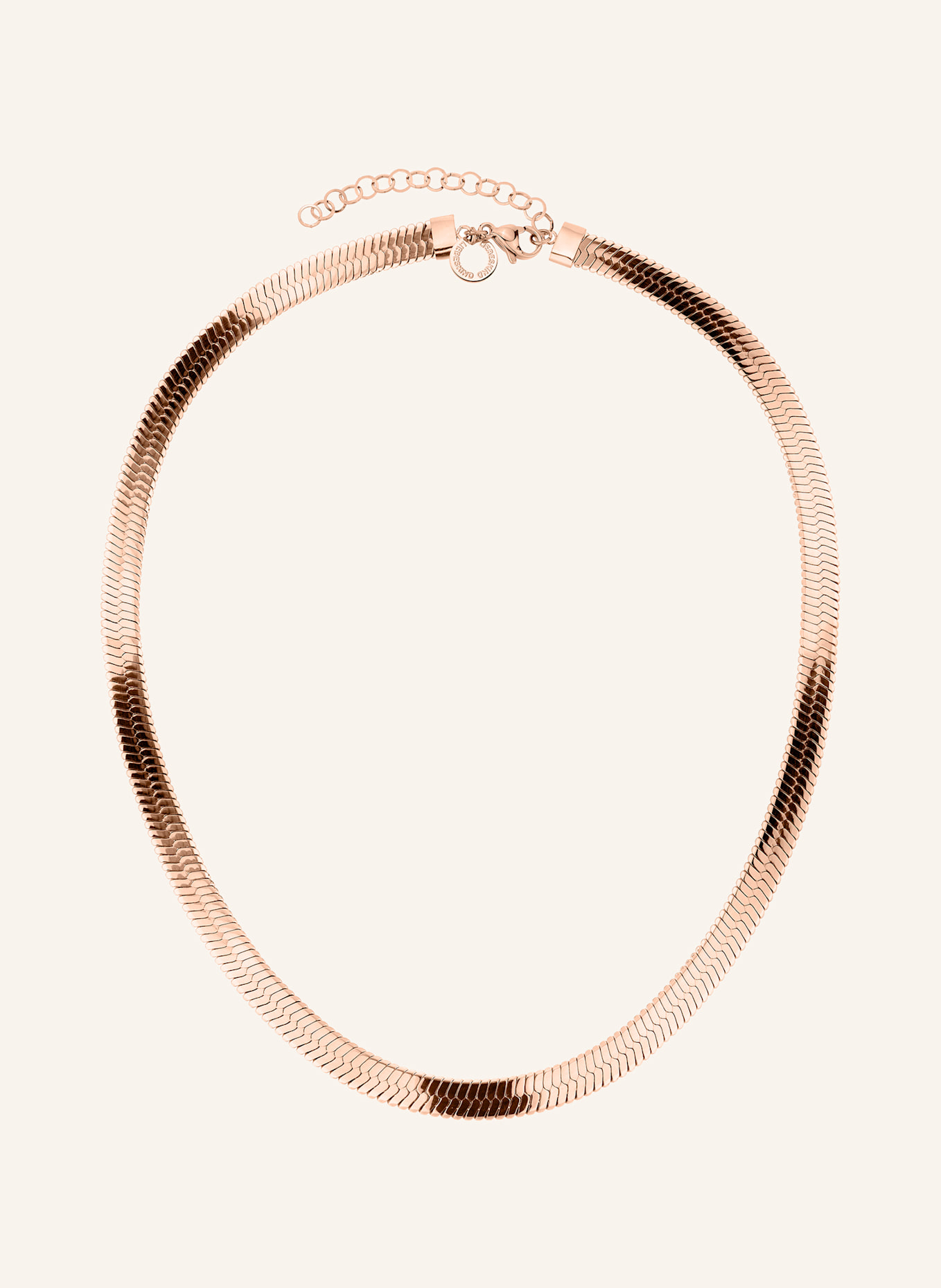 LIEBESKIND Ketting van roestvrij staal: ROSÉGOUD