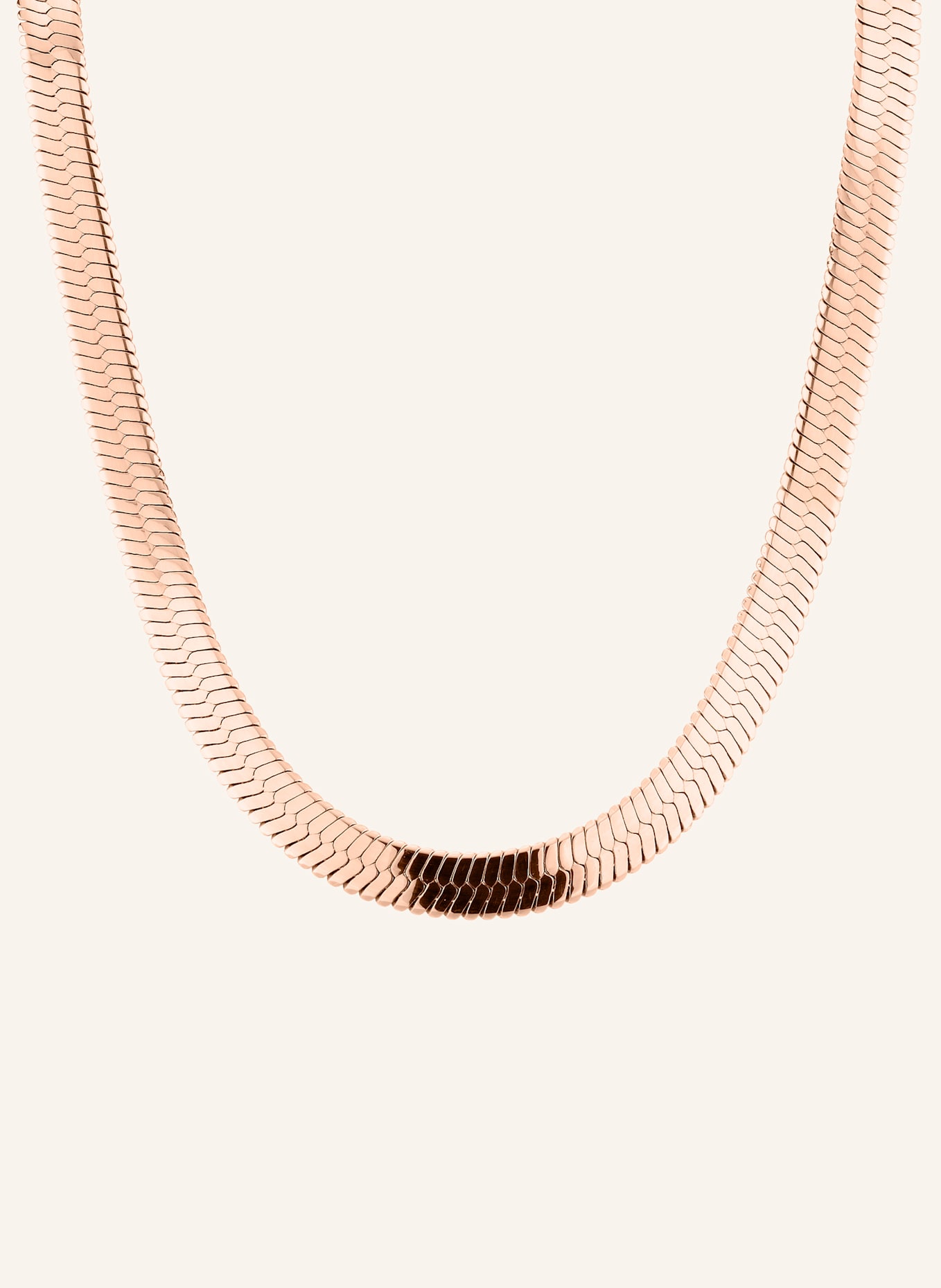 LIEBESKIND Ketting van roestvrij staal: ROSÉGOUD