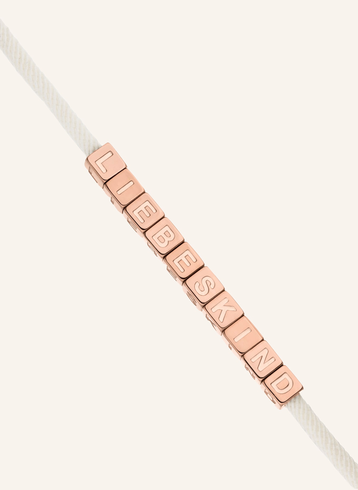 LIEBESKIND Armband van roestvrij staal: ROSÉGOUD