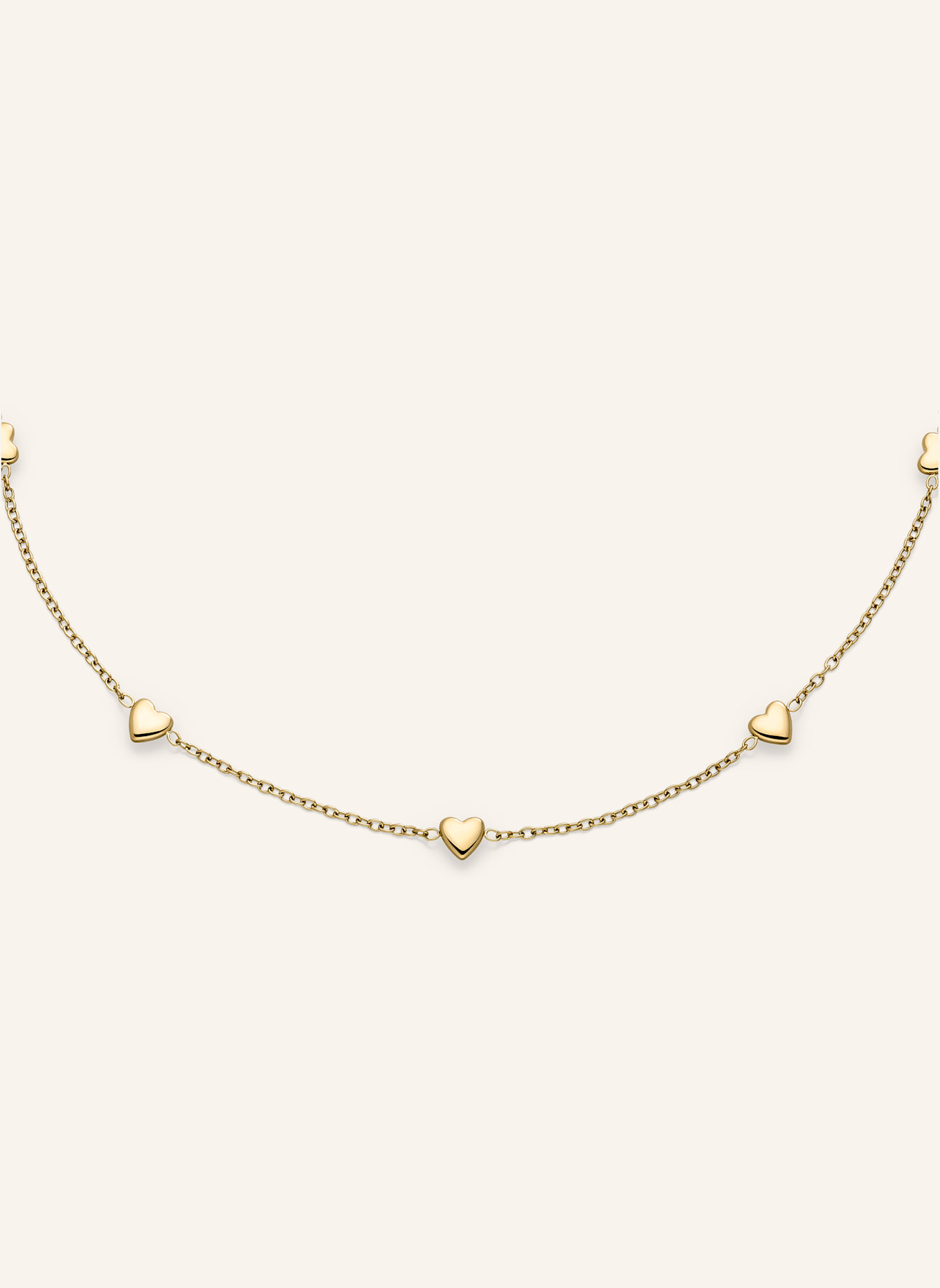 s.Oliver Fußkette aus Edelstahl: GOLD