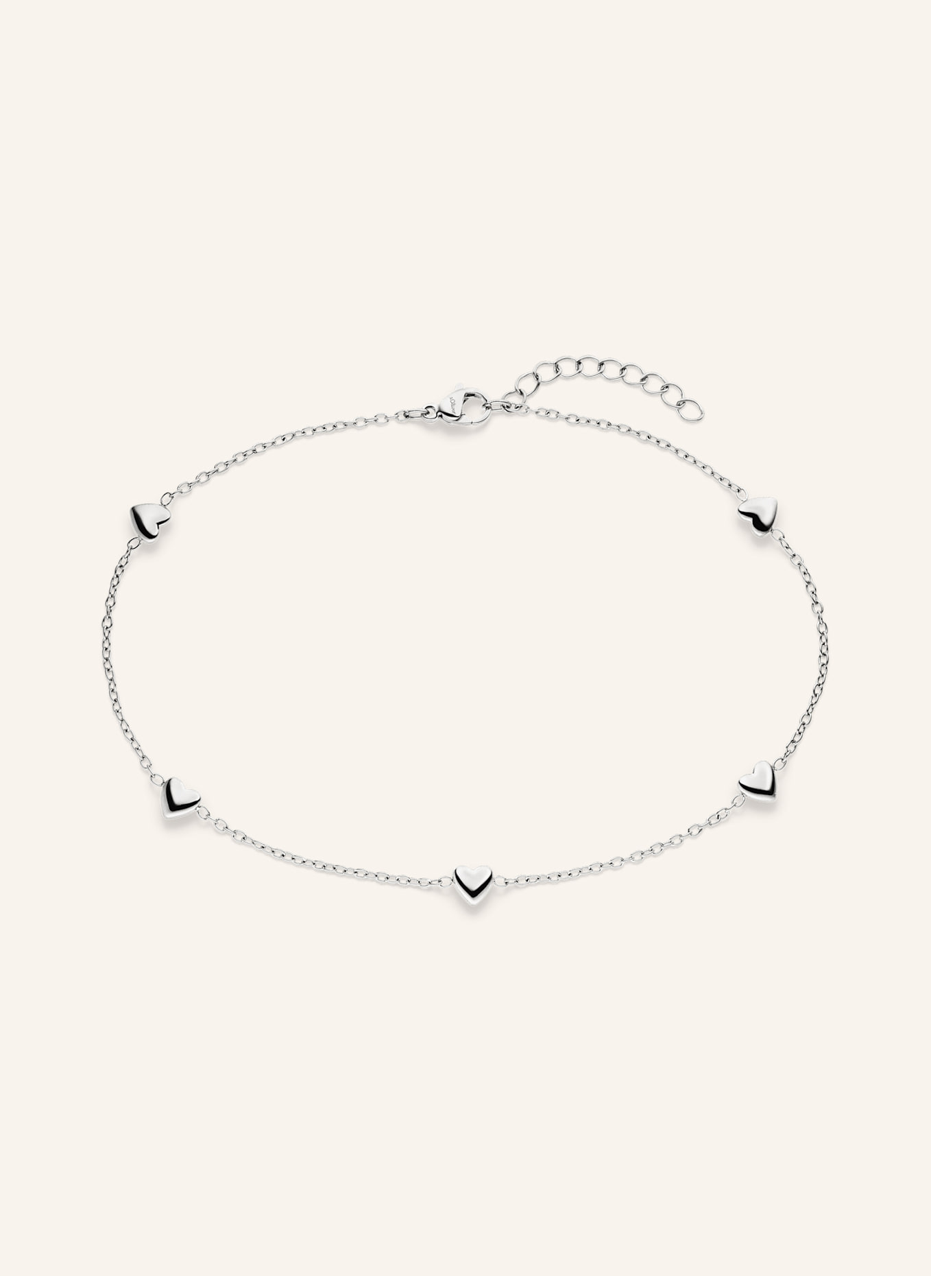 s.Oliver Fußkette aus Edelstahl: SILBER