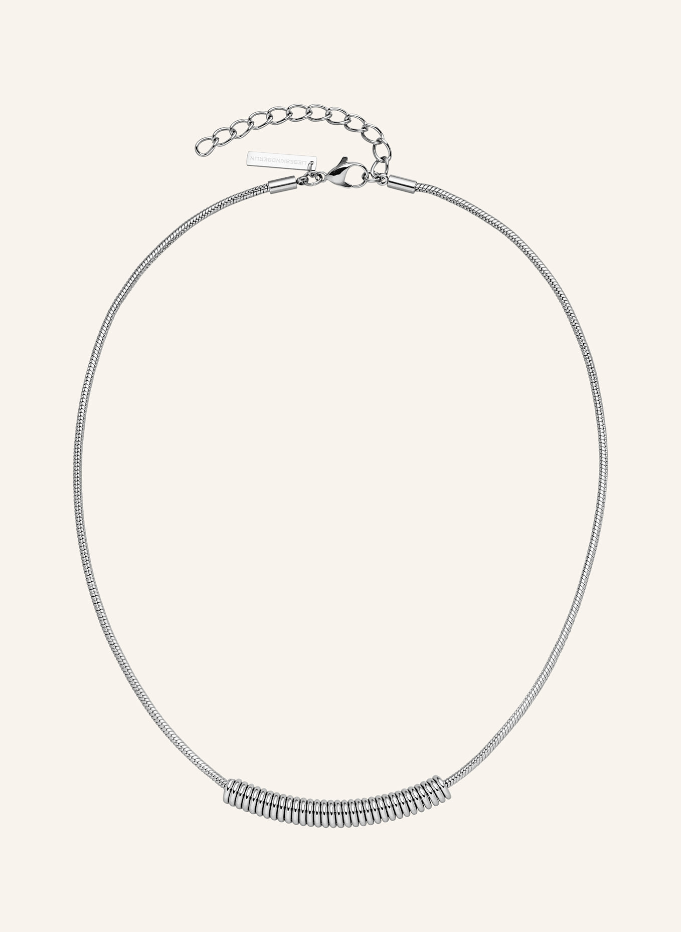 LIEBESKIND Ketting van roestvrij staal: ZILVER