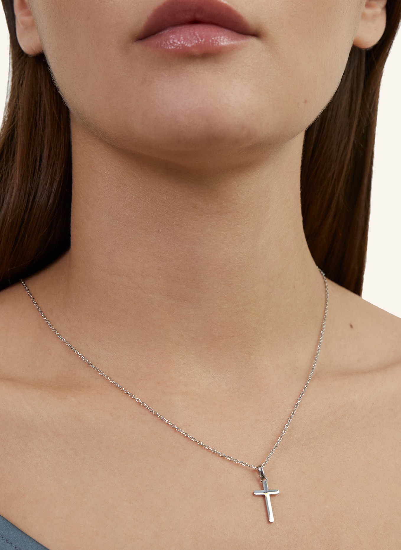 s.Oliver Halskette aus Edelstahl: SILBER