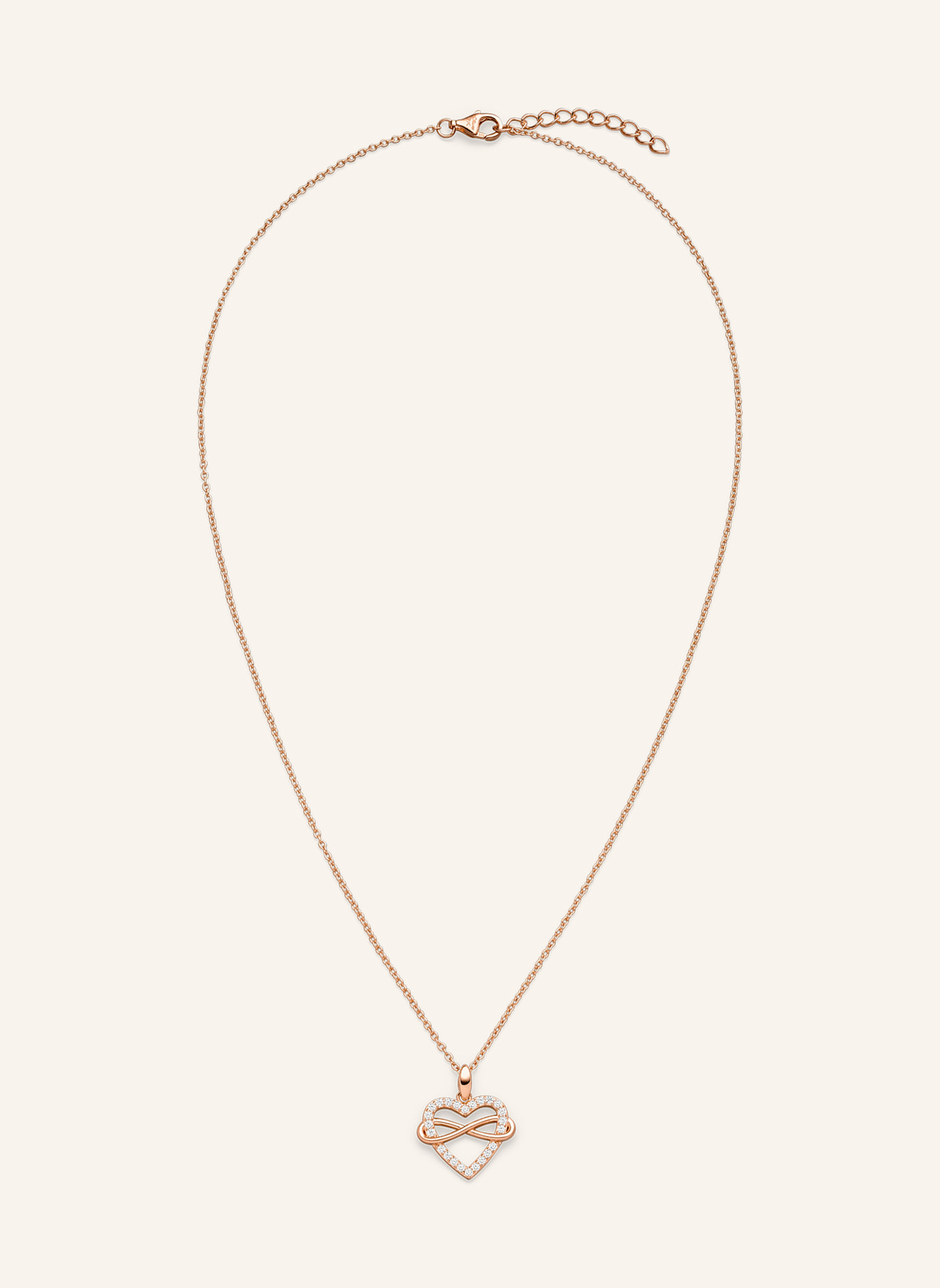 s.Oliver Ketting van 925 sterlingzilver: ROSÉGOUD