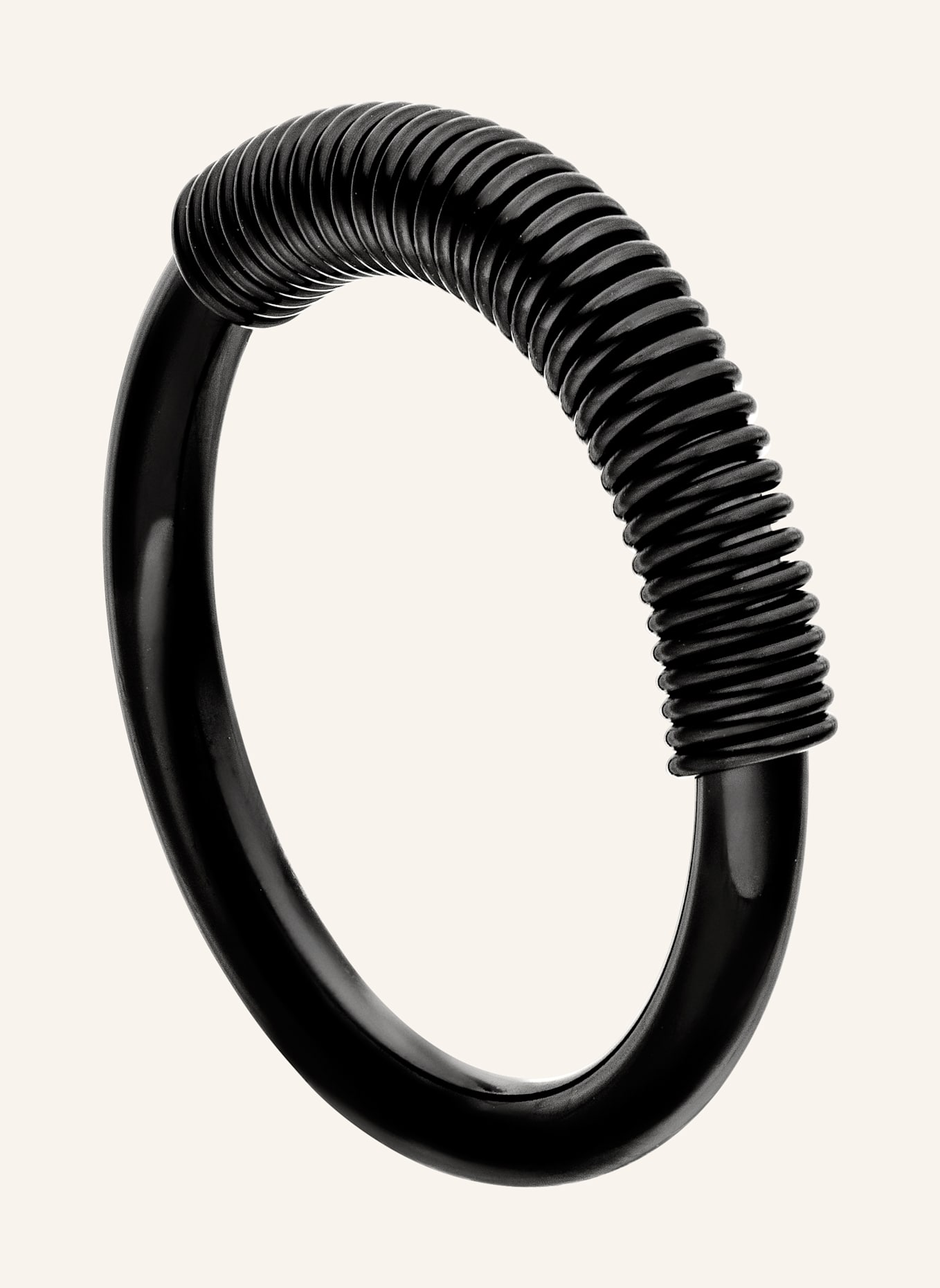 LIEBESKIND Ring aus Edelstahl: SCHWARZ