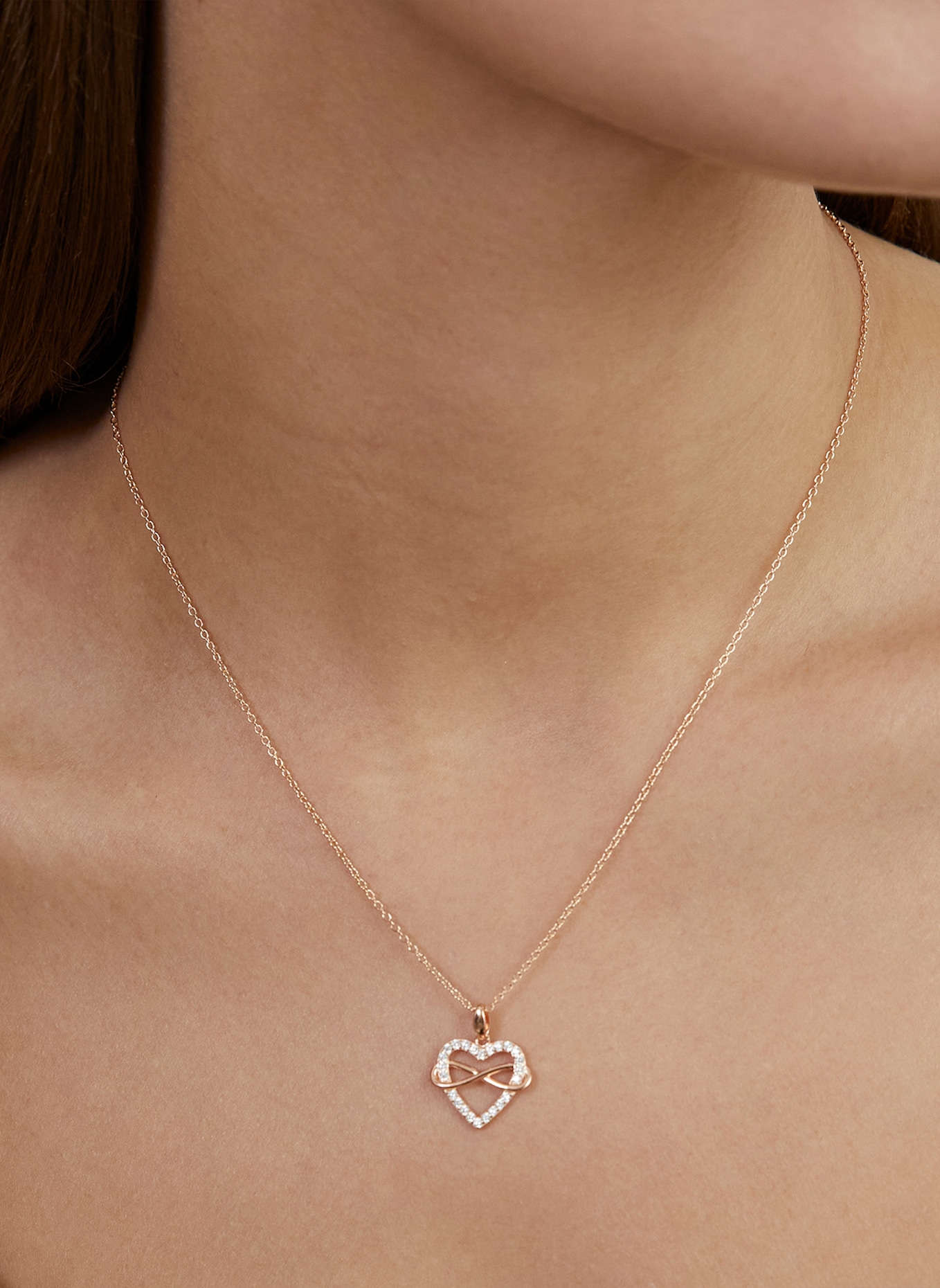 s.Oliver Ketting van 925 sterlingzilver: ROSÉGOUD