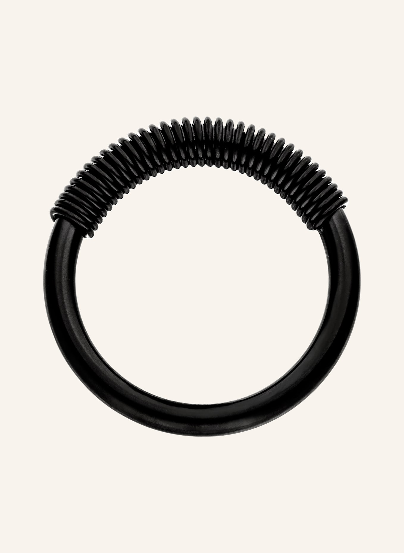 LIEBESKIND Ring aus Edelstahl: SCHWARZ