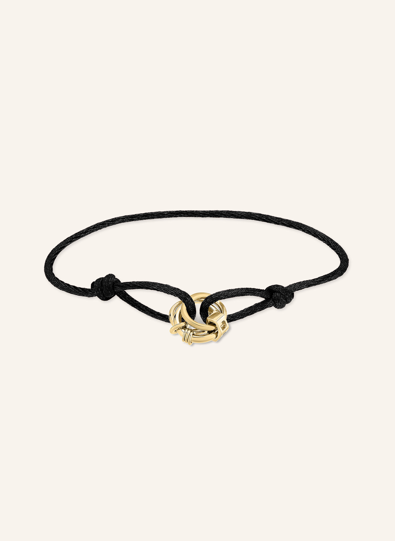 LIEBESKIND Armband aus Nylon: SCHWARZ
