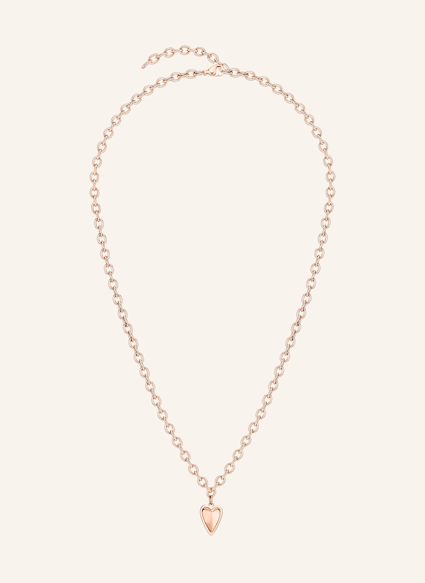 LIEBESKIND Ketting van roestvrij staal: ROSÉGOUD
