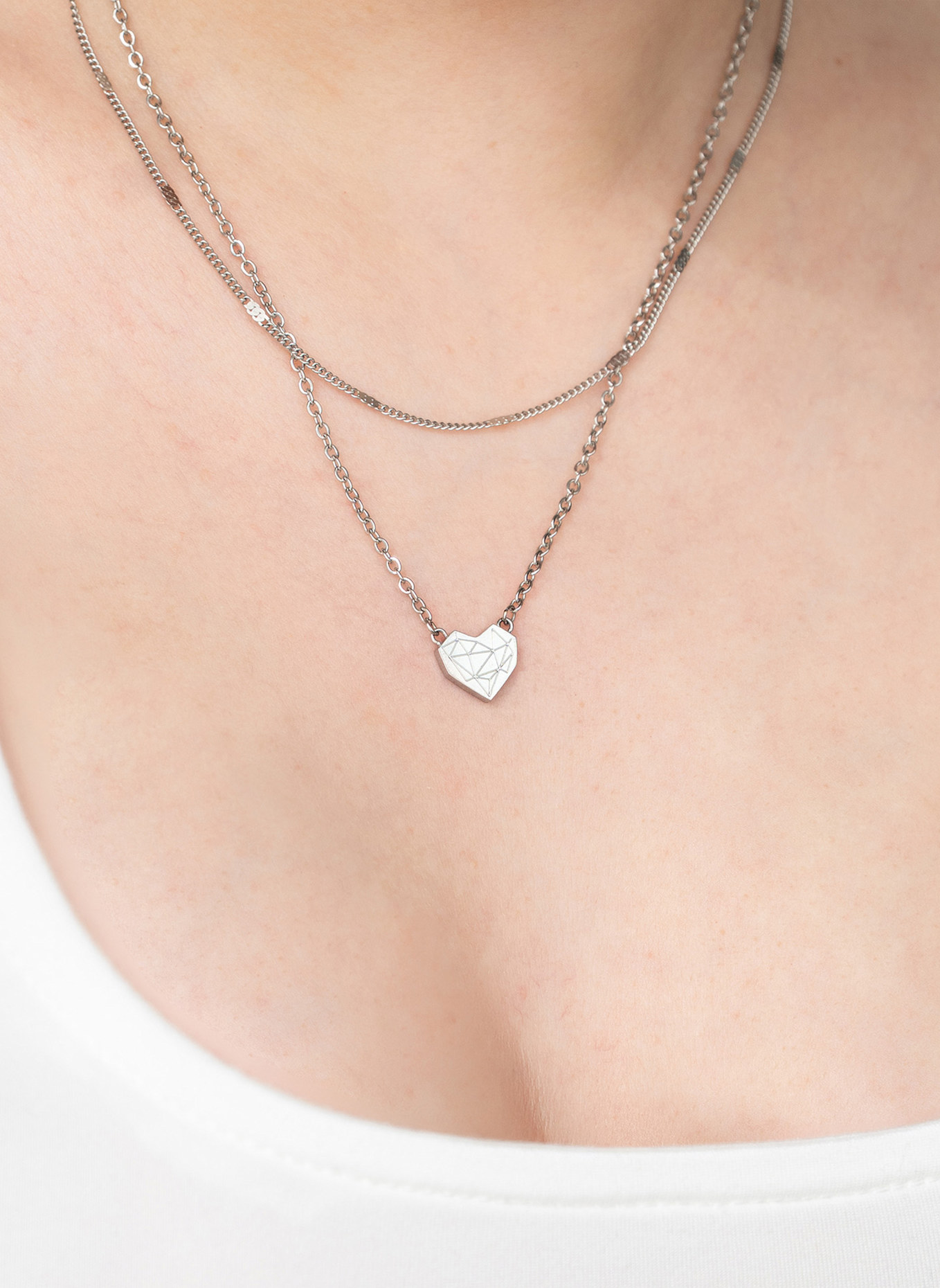 LIEBESKIND Stainless steel necklace: SILVER