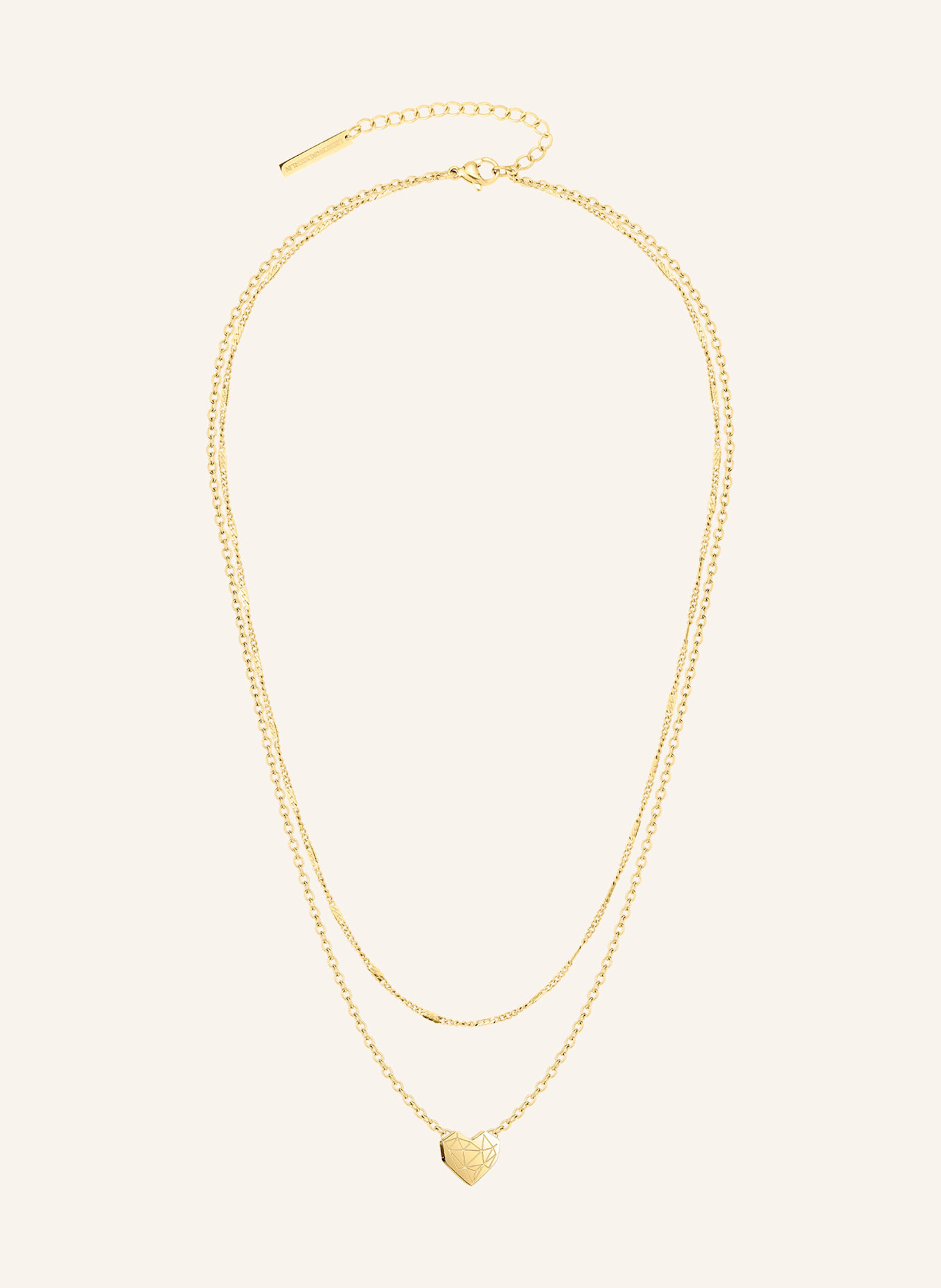 LIEBESKIND Ketting van roestvrij staal: GOUD