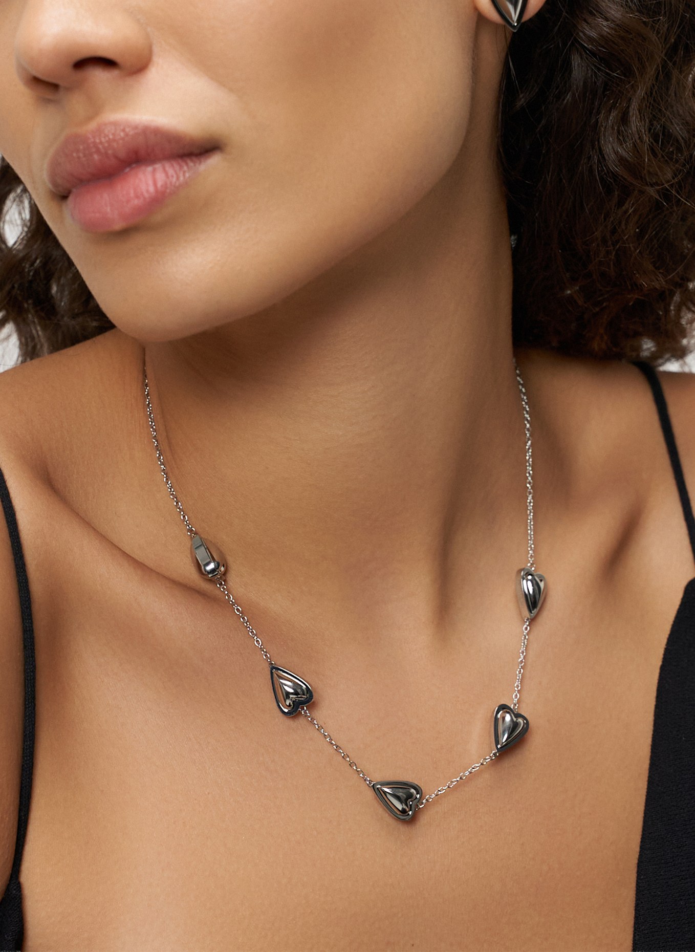 LIEBESKIND Stainless steel necklace: SILVER