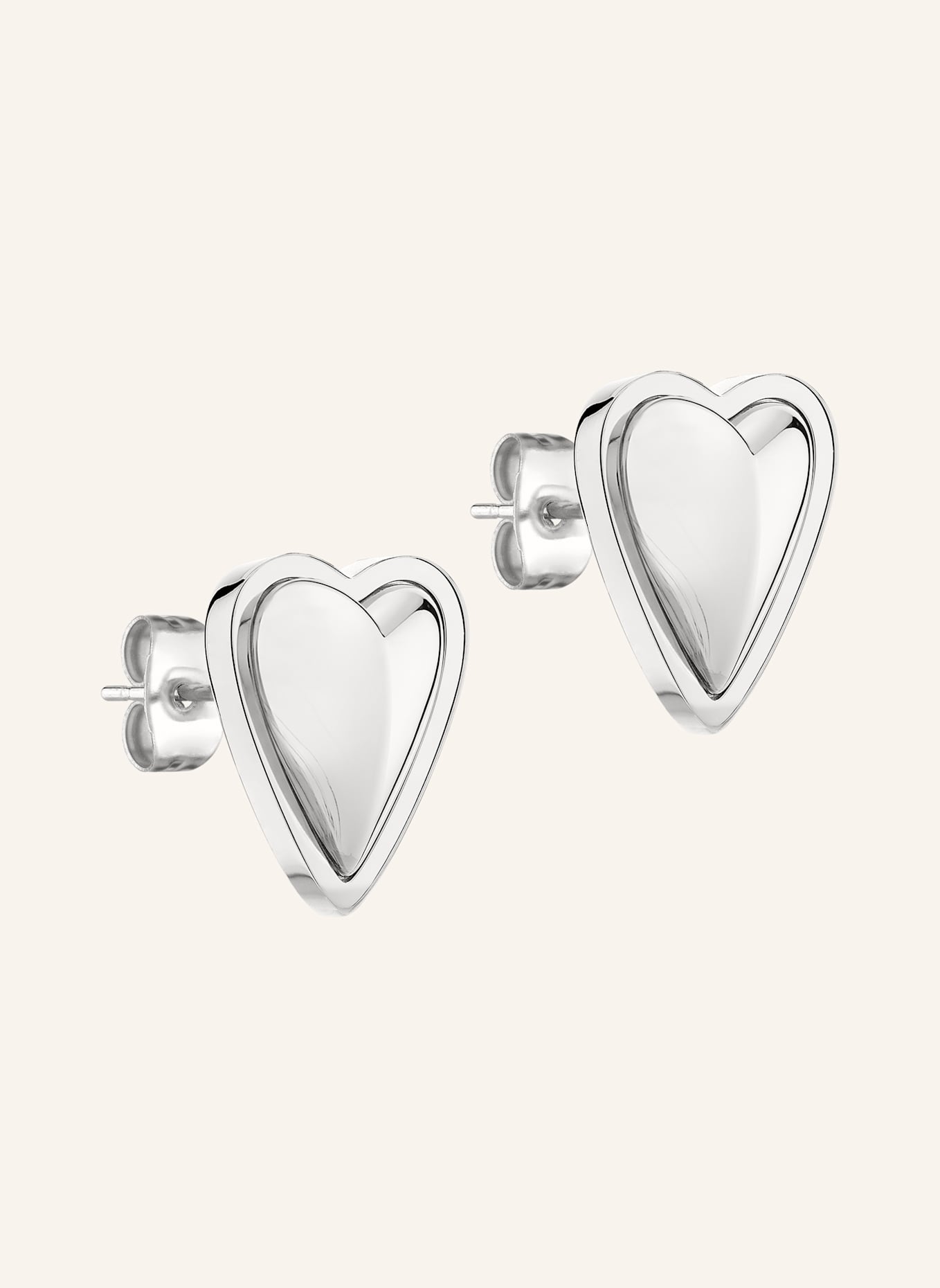 LIEBESKIND Oorstekers van roestvrij staal: ZILVER