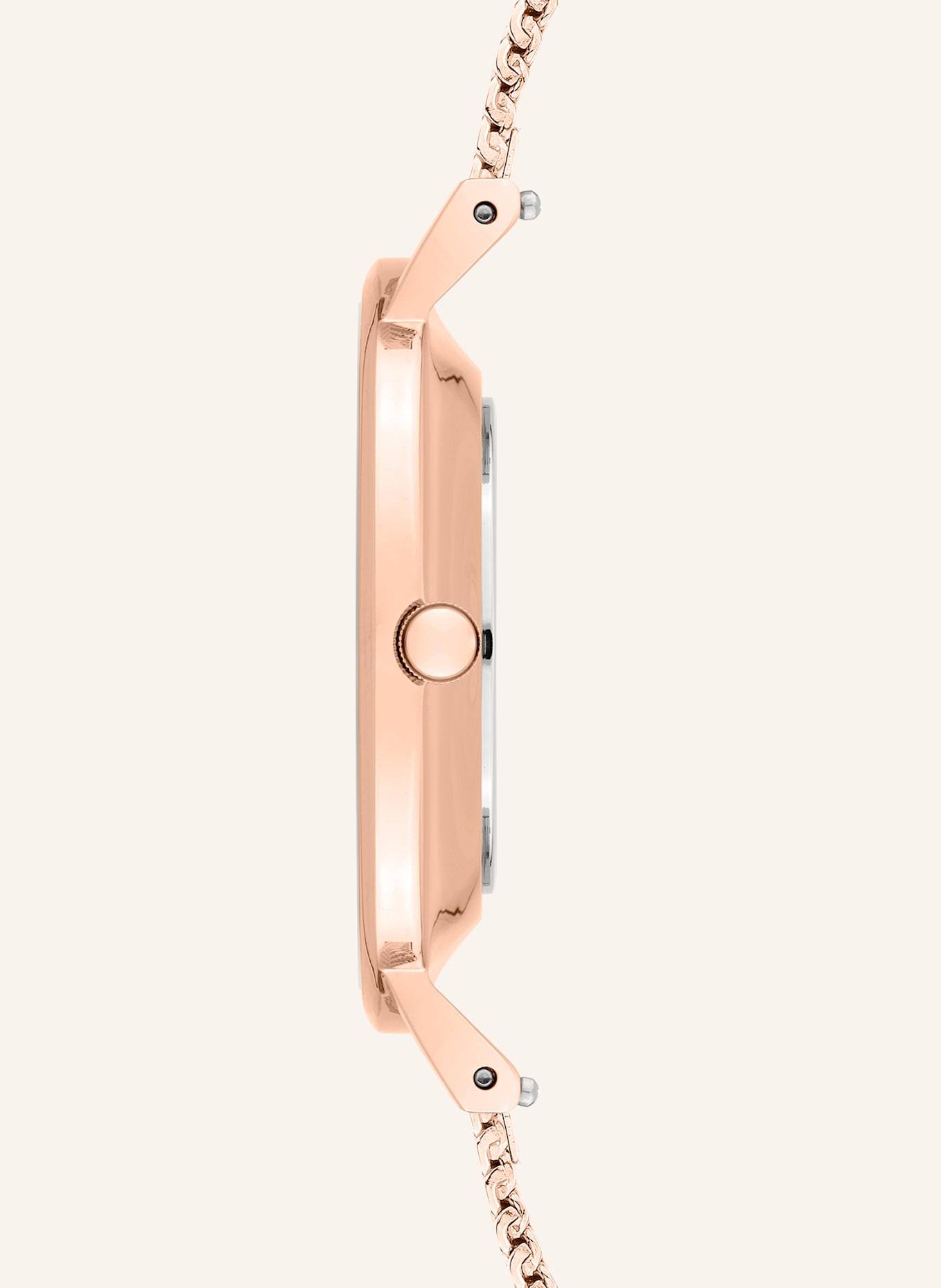 LIEBESKIND Armbanduhr  aus  Edelstahl: ROSÉGOLD