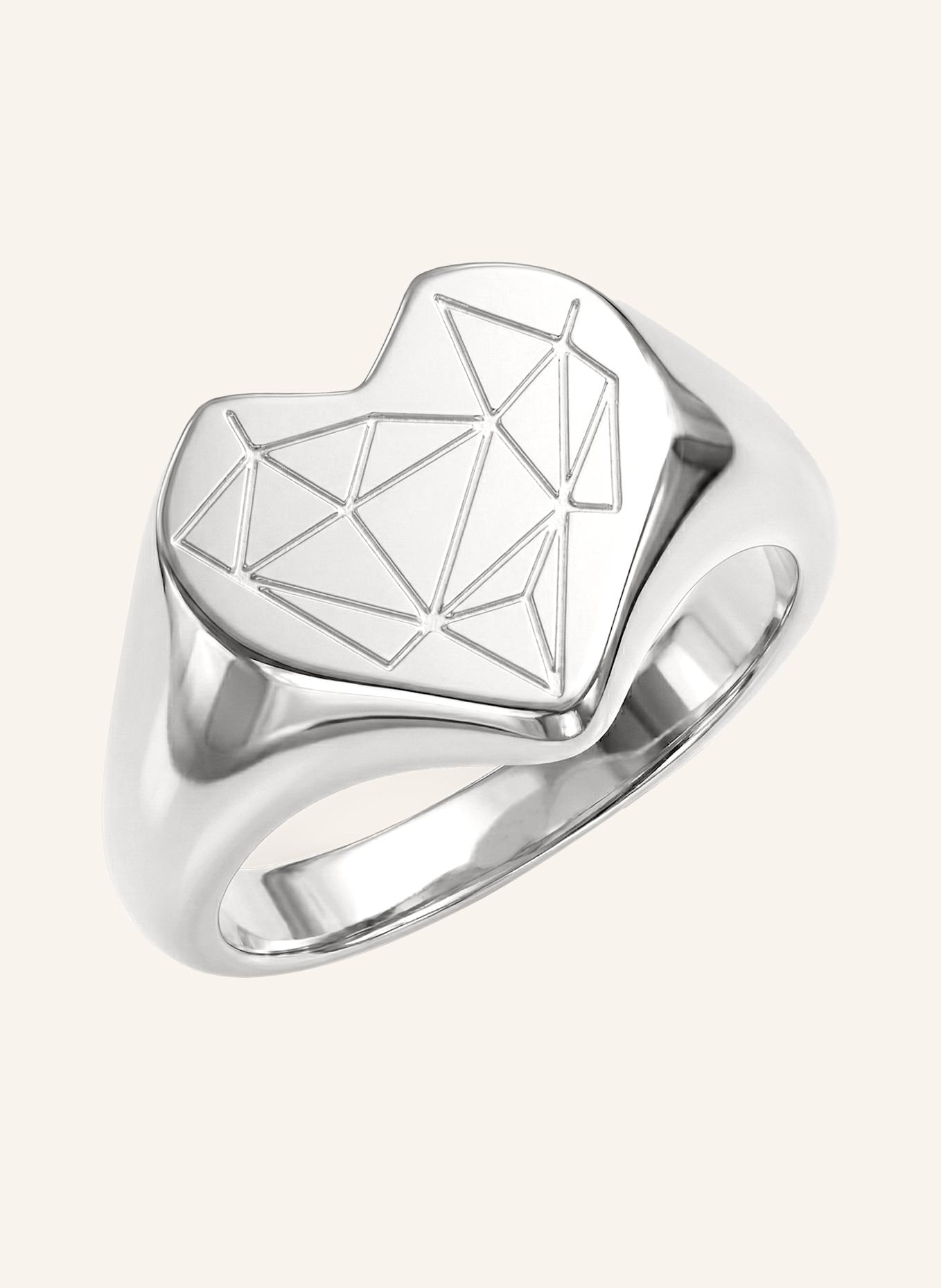 LIEBESKIND Stainless steel ring: SILVER