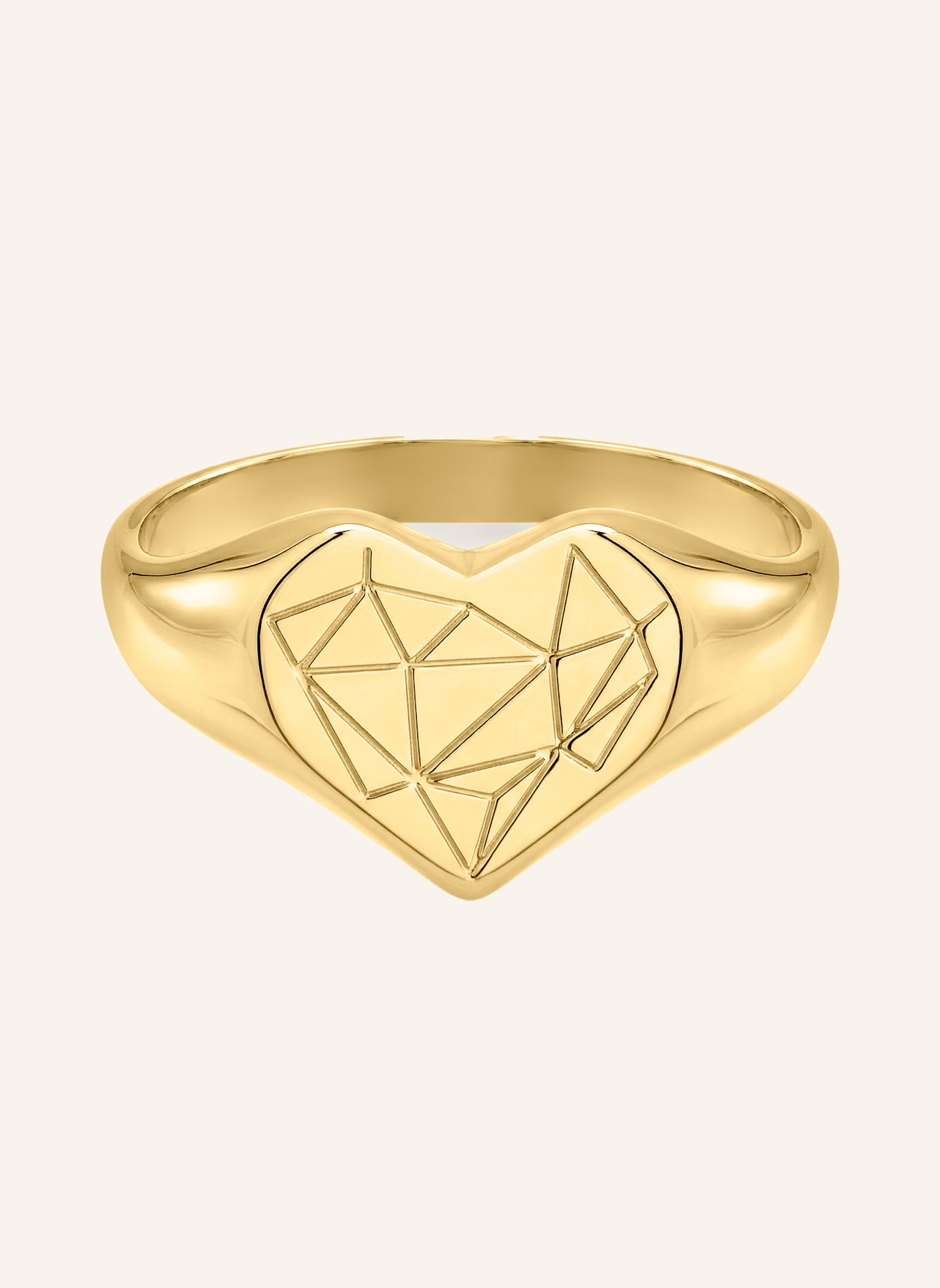 LIEBESKIND Ring van roestvrij staal: GOUD