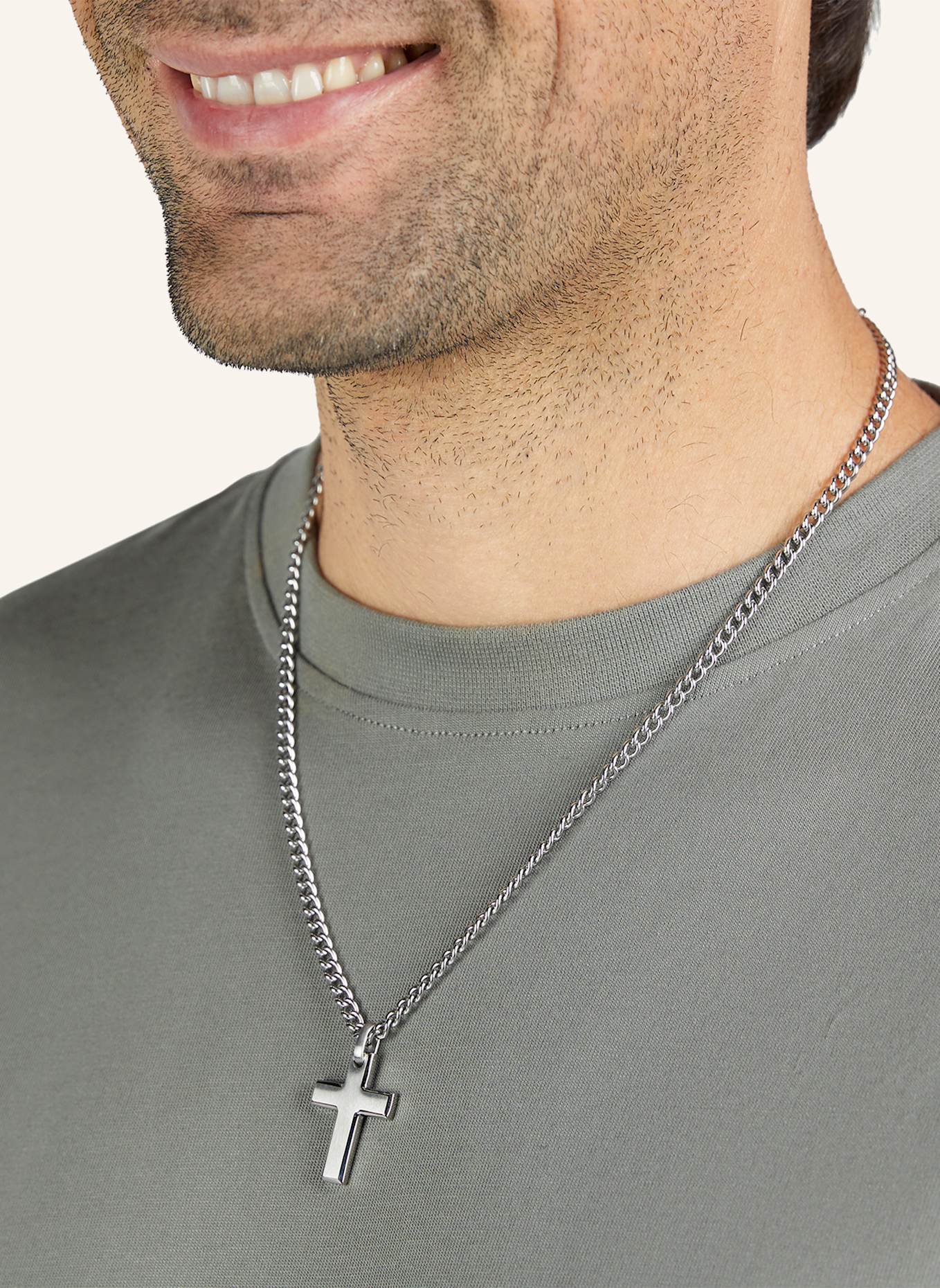 s.Oliver Halskette aus Edelstahl: SILBER