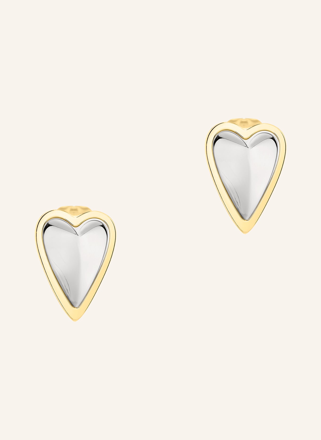 LIEBESKIND Ohrstecker aus Edelstahl: SILBER/ GOLD