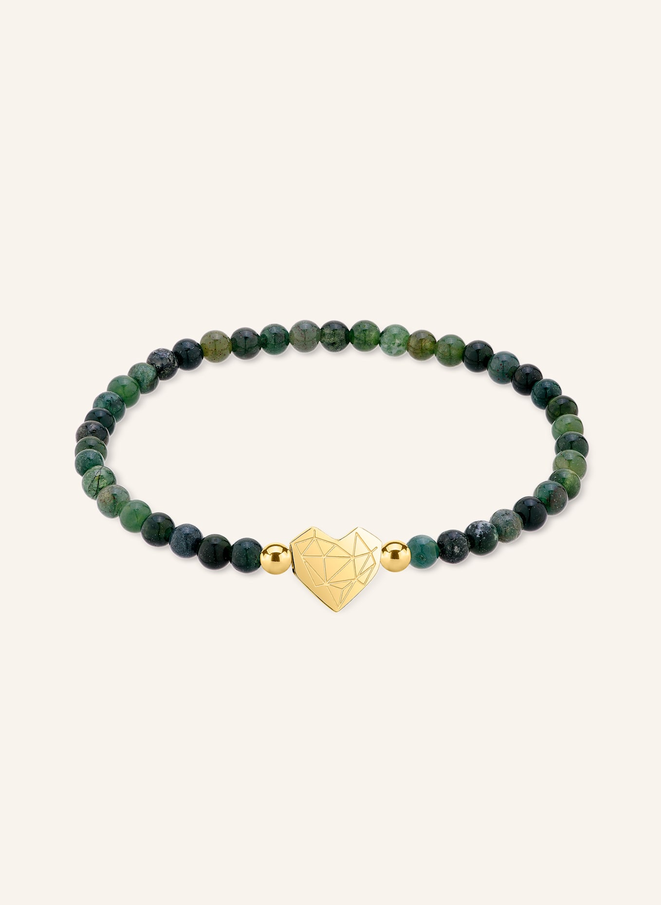 LIEBESKIND Armband aus Edelstahl: GRÜN