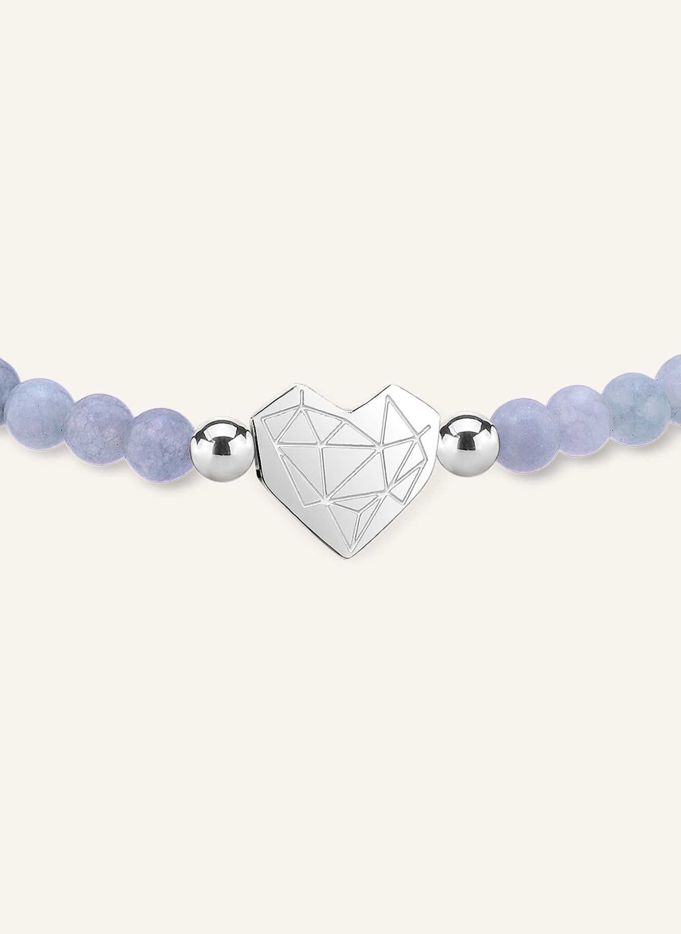 LIEBESKIND Armband  aus  Edelstahl: HELLBLAU