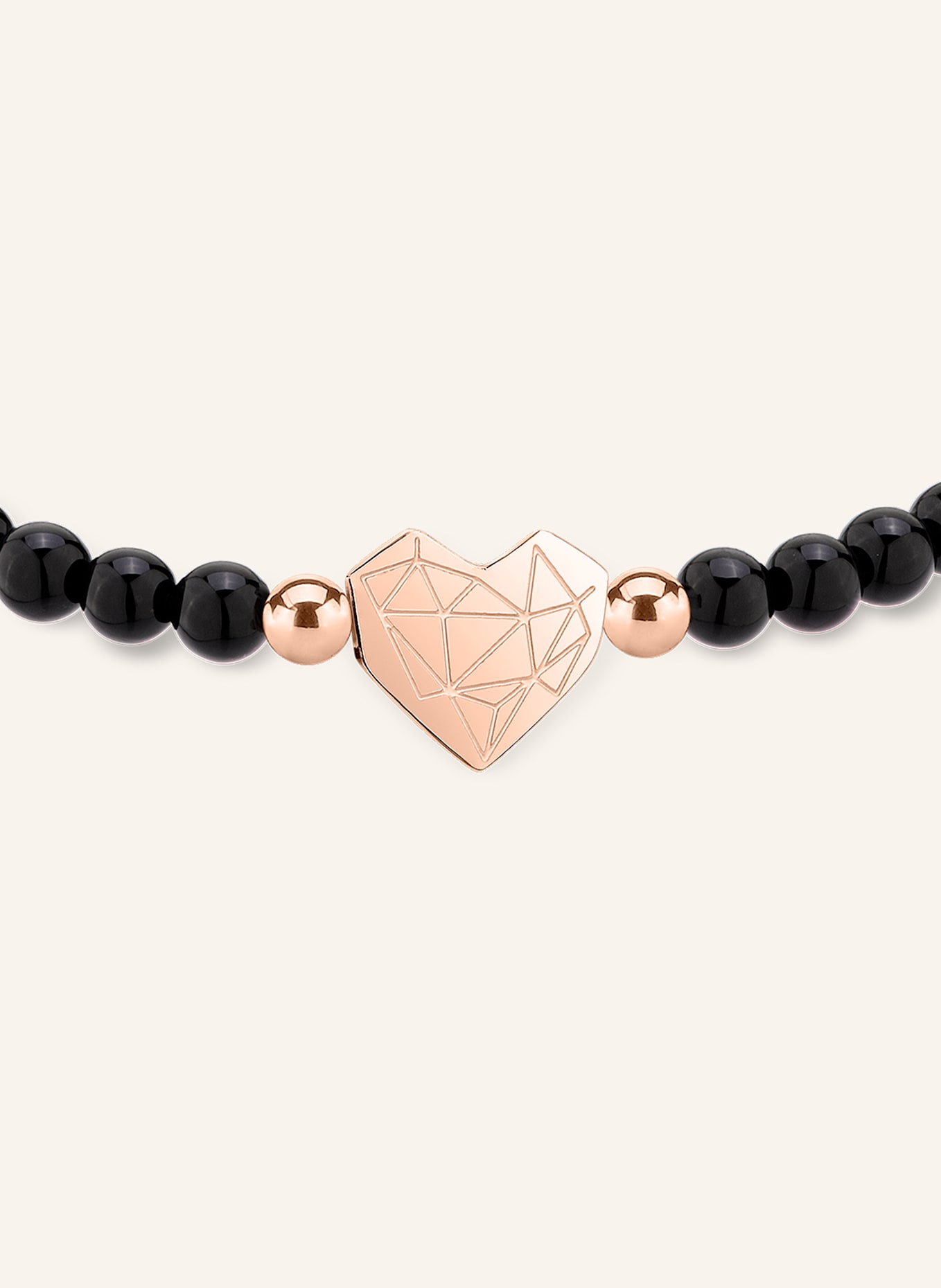 LIEBESKIND Armband aus Edelstahl: SCHWARZ