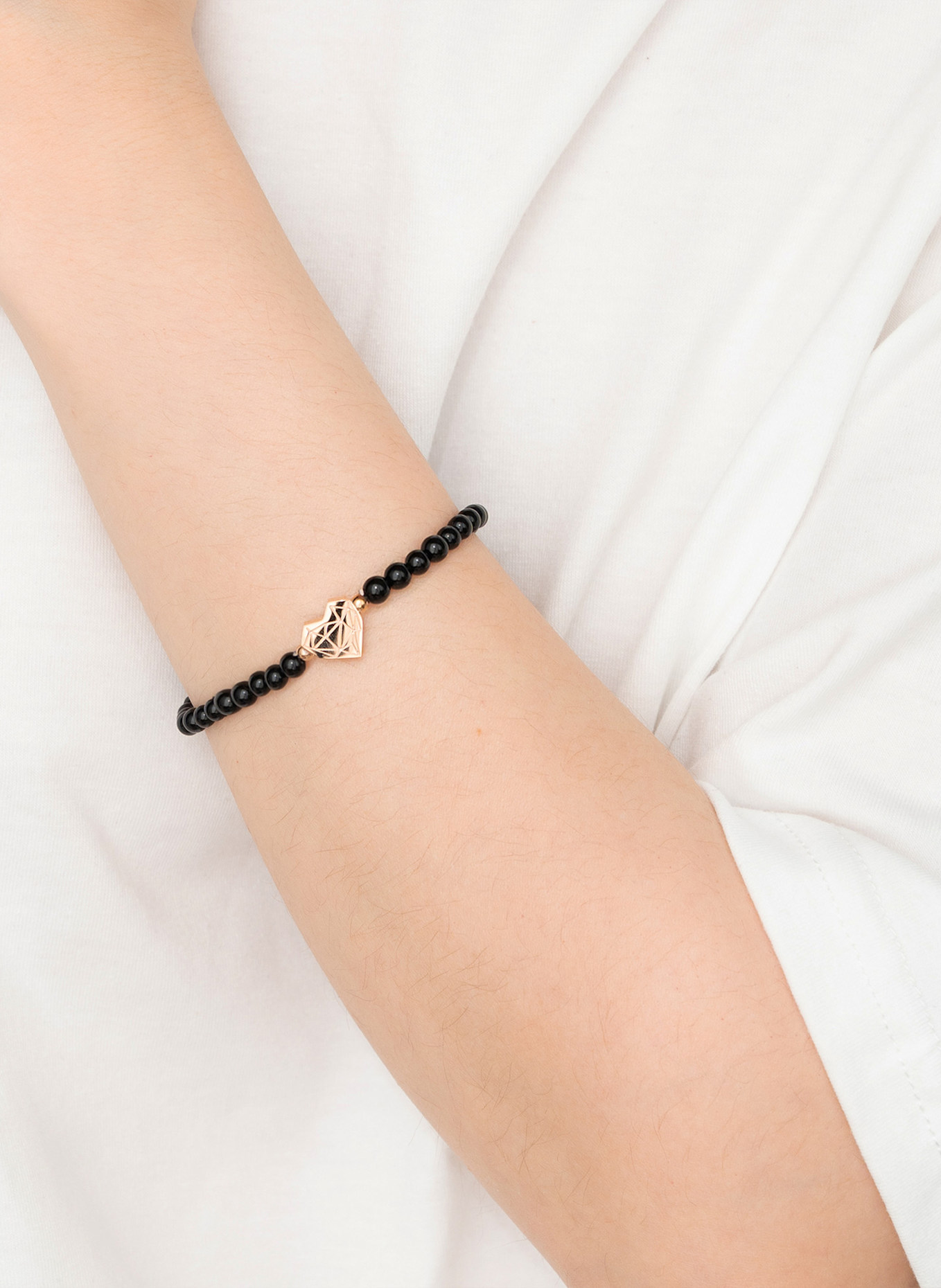 LIEBESKIND Armband aus Edelstahl: SCHWARZ