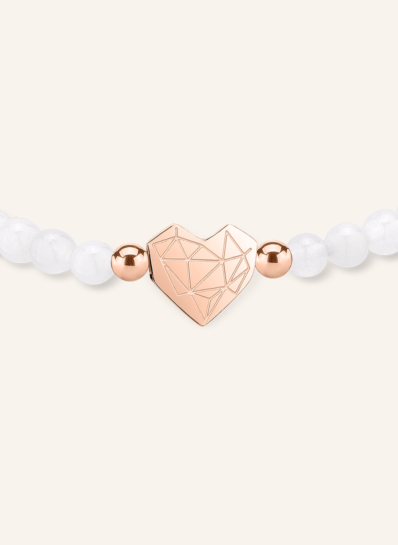 LIEBESKIND Armband aus Edelstahl: WEISS