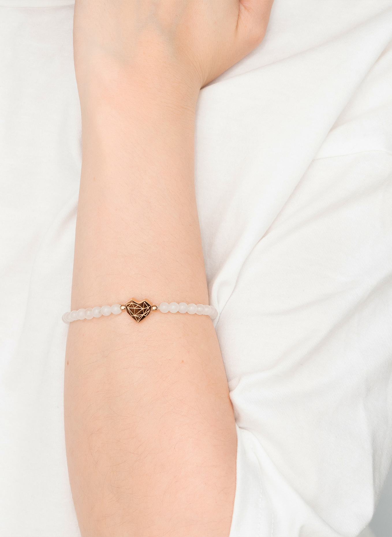 LIEBESKIND Armband aus Edelstahl: WEISS