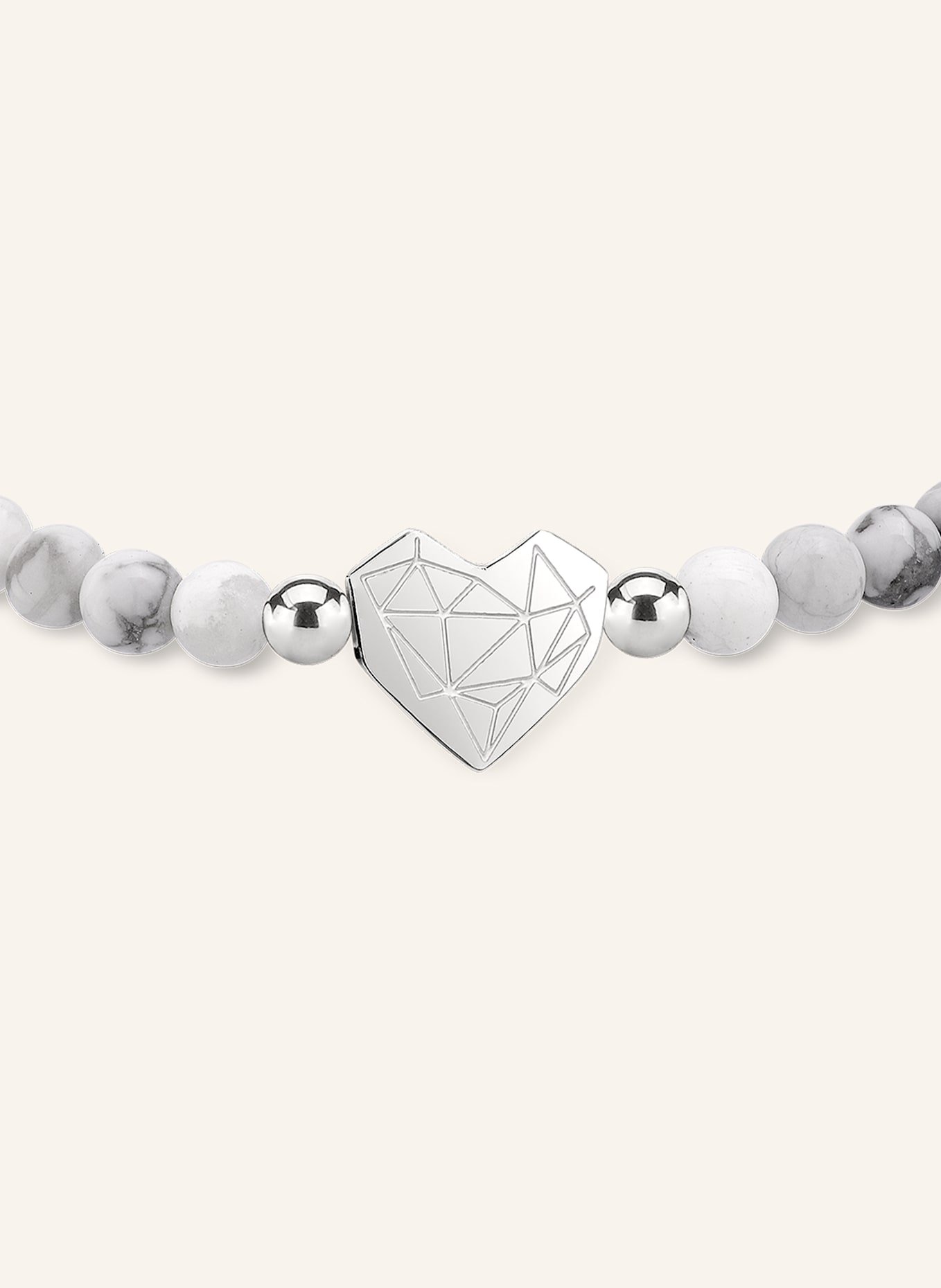 LIEBESKIND Armband  aus  Edelstahl: WEISS