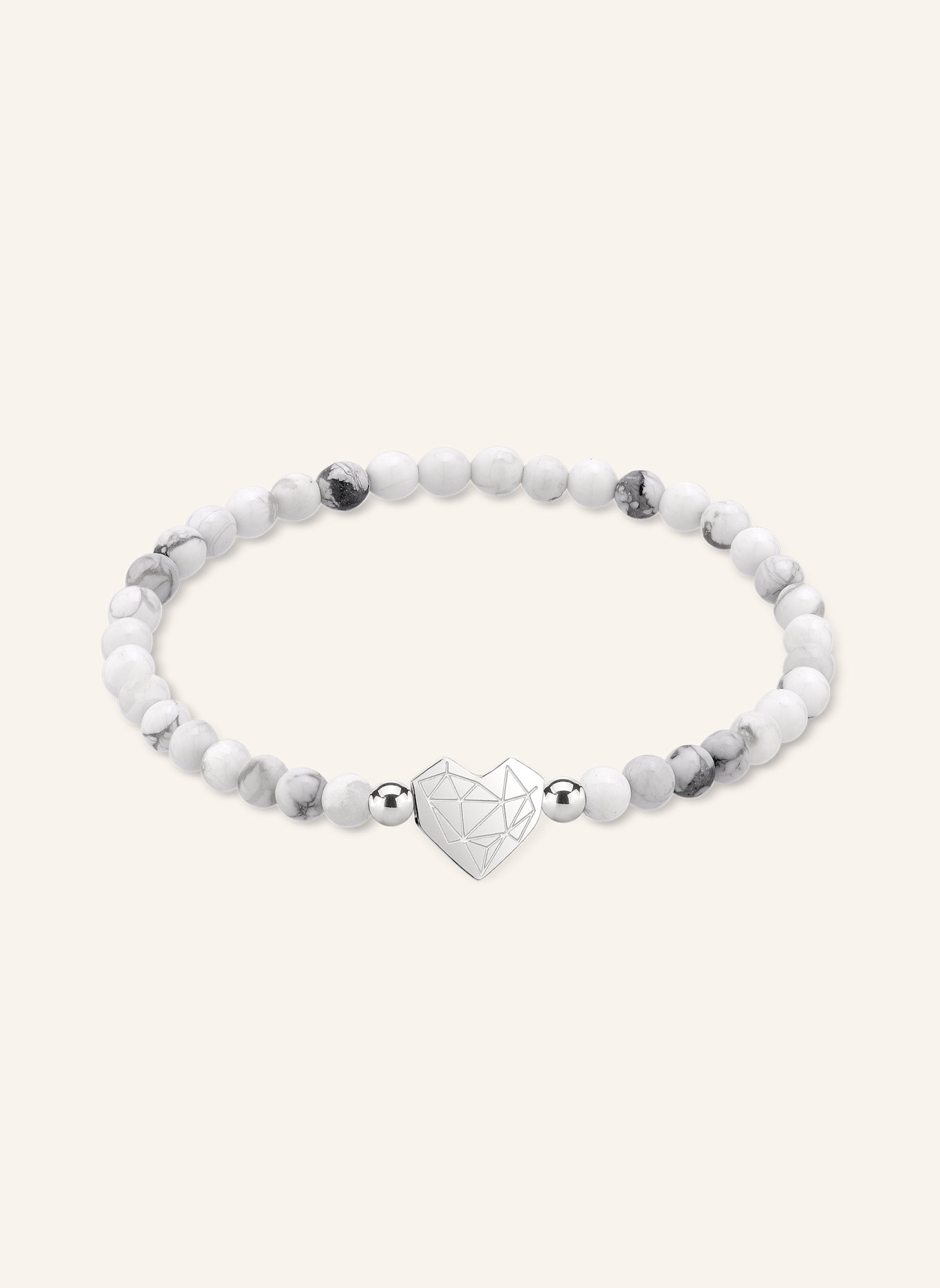 LIEBESKIND Armband  aus  Edelstahl: WEISS