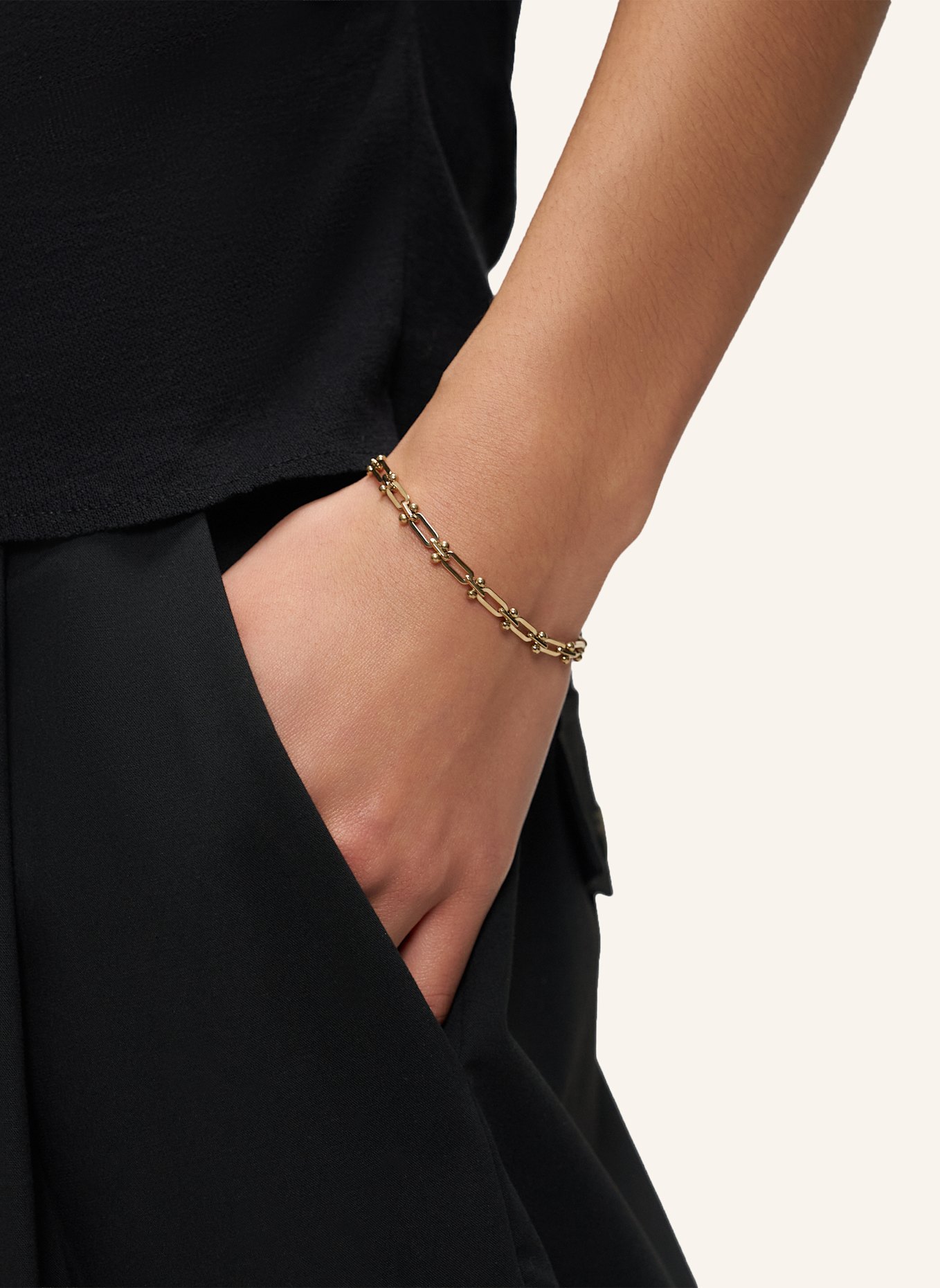 LIEBESKIND Armband  aus  Edelstahl: GOLD