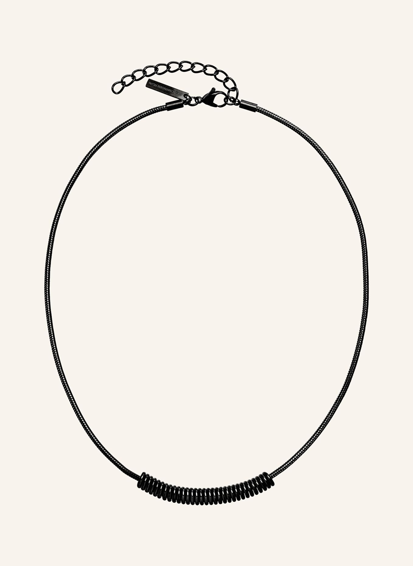 LIEBESKIND Stainless steel necklace: BLACK