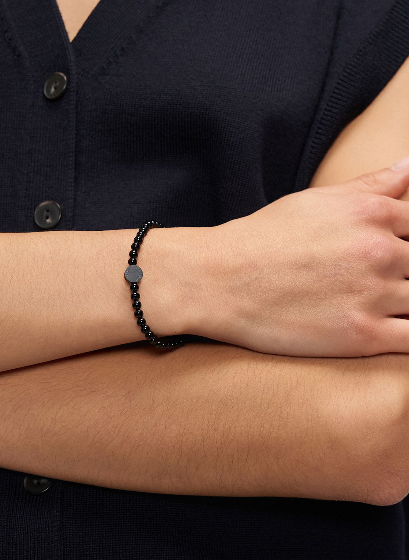 LIEBESKIND Armband van roestvrij staal: ZWART