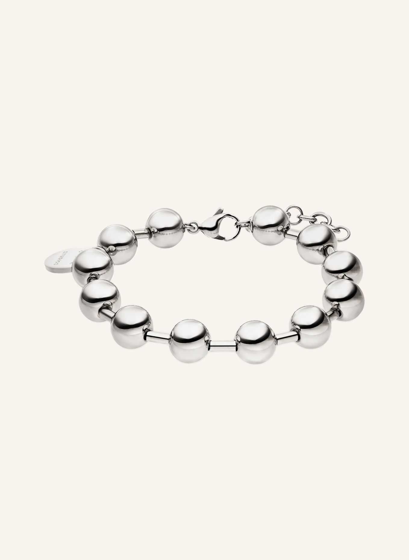 COPENHAGEN STUDIOS Armband van roestvrij staal: ZILVER