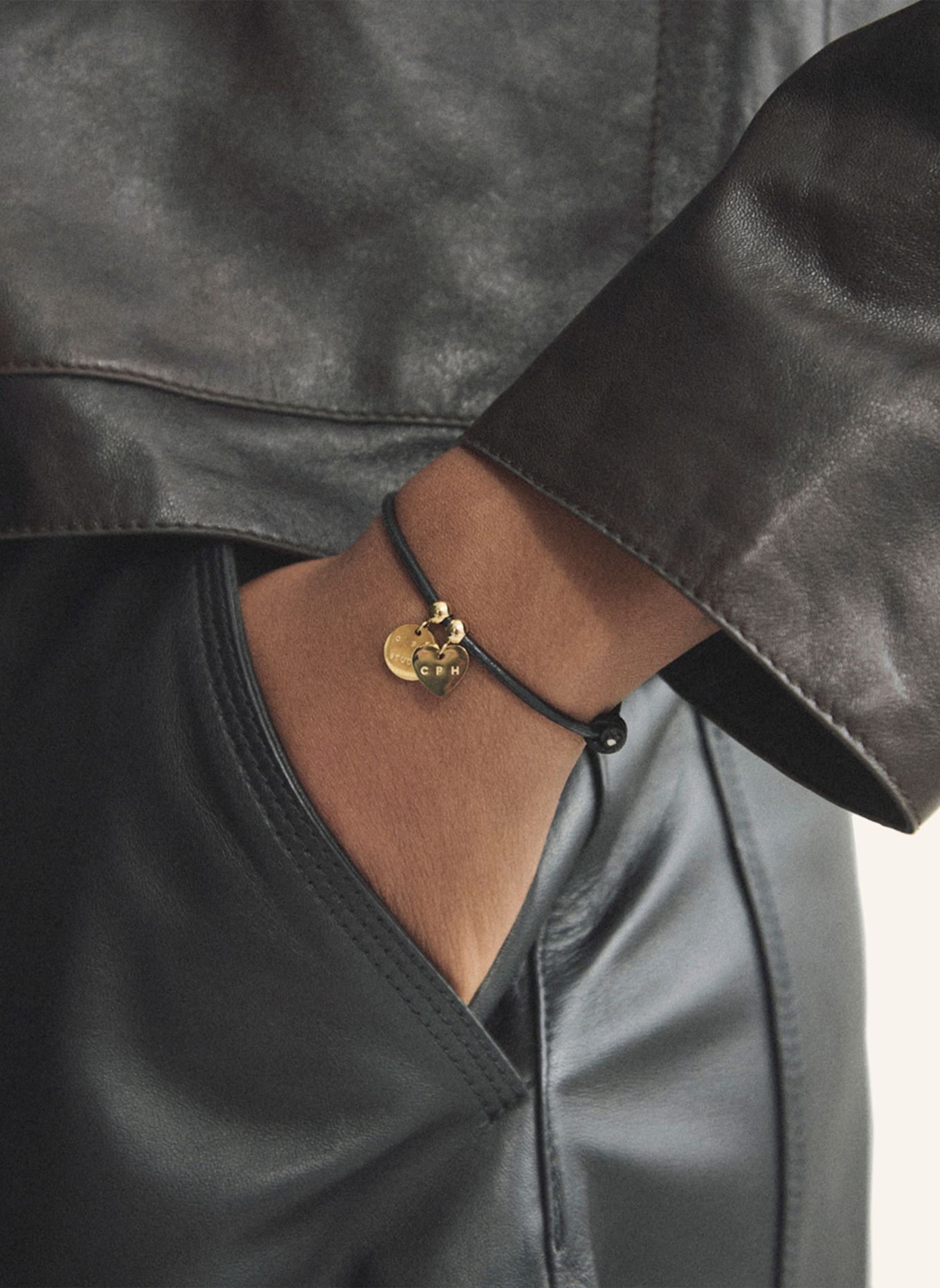 COPENHAGEN STUDIOS Armband aus Edelstahl: GOLD