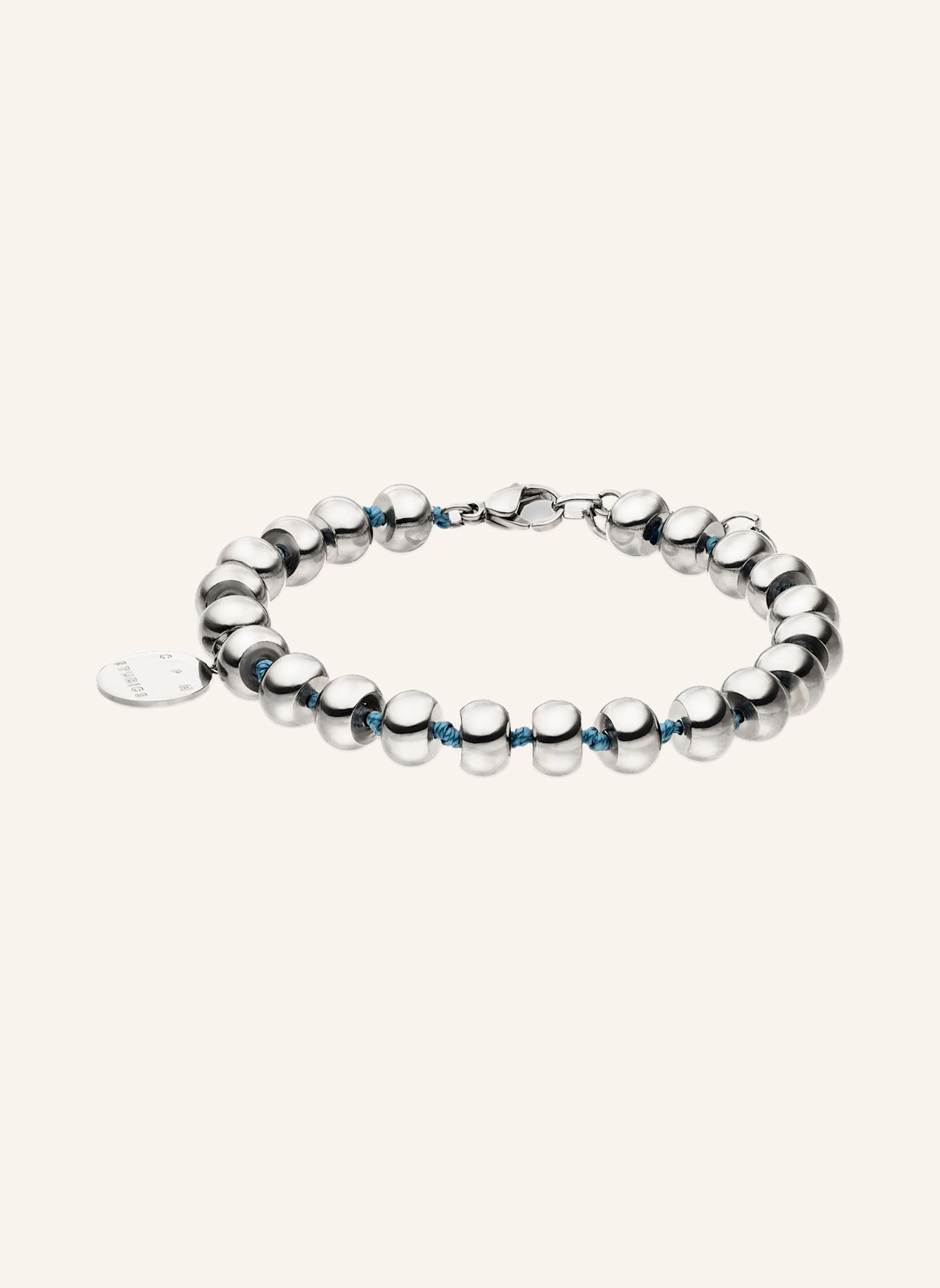 COPENHAGEN STUDIOS Armband van roestvrij staal: ZILVER