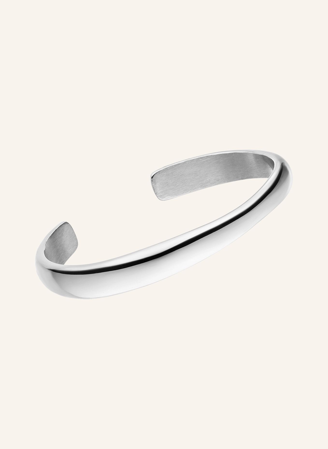 COPENHAGEN STUDIOS Armband van roestvrij staal: ZILVER