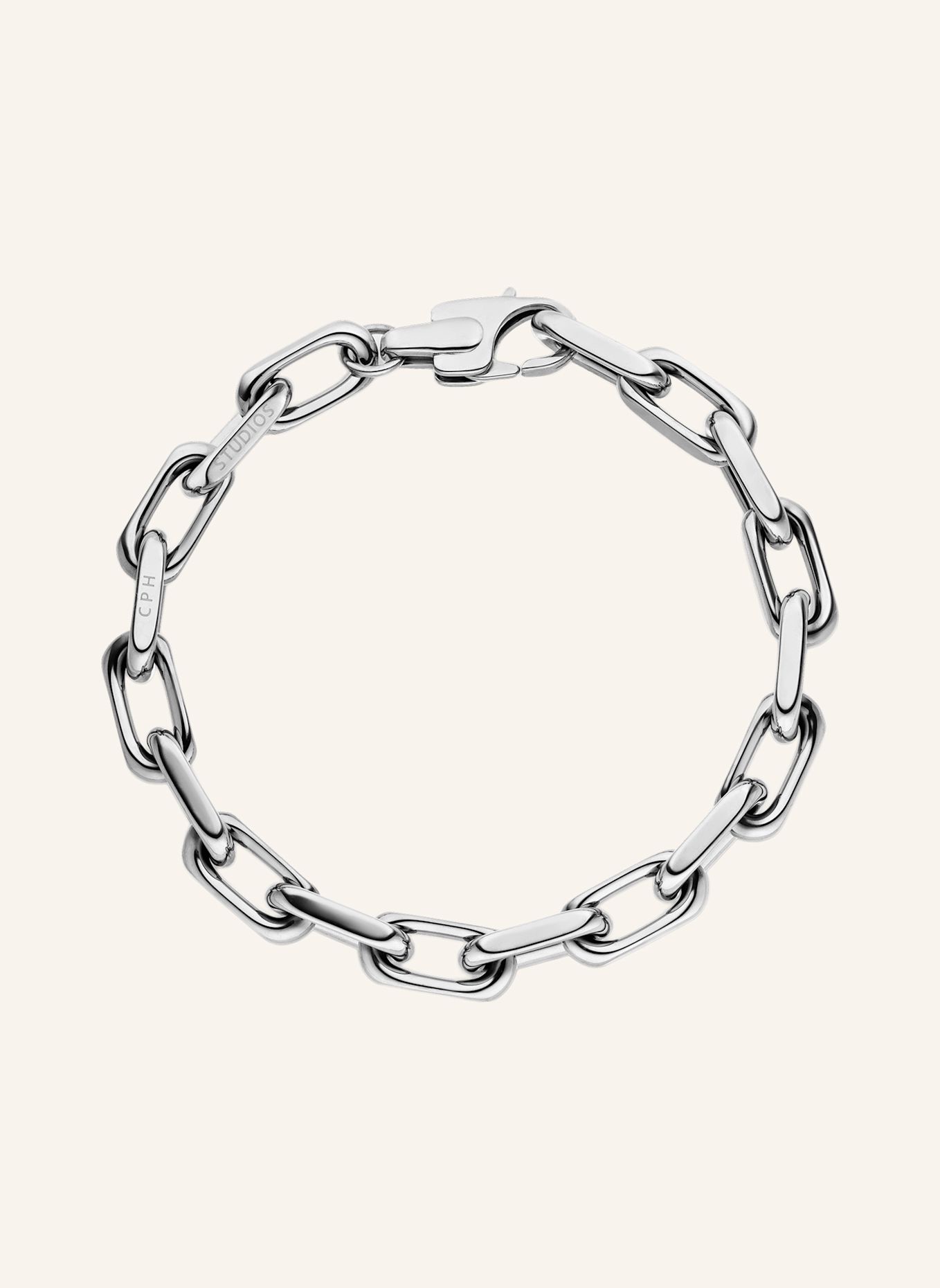 COPENHAGEN STUDIOS Armband aus Edelstahl: SILBER