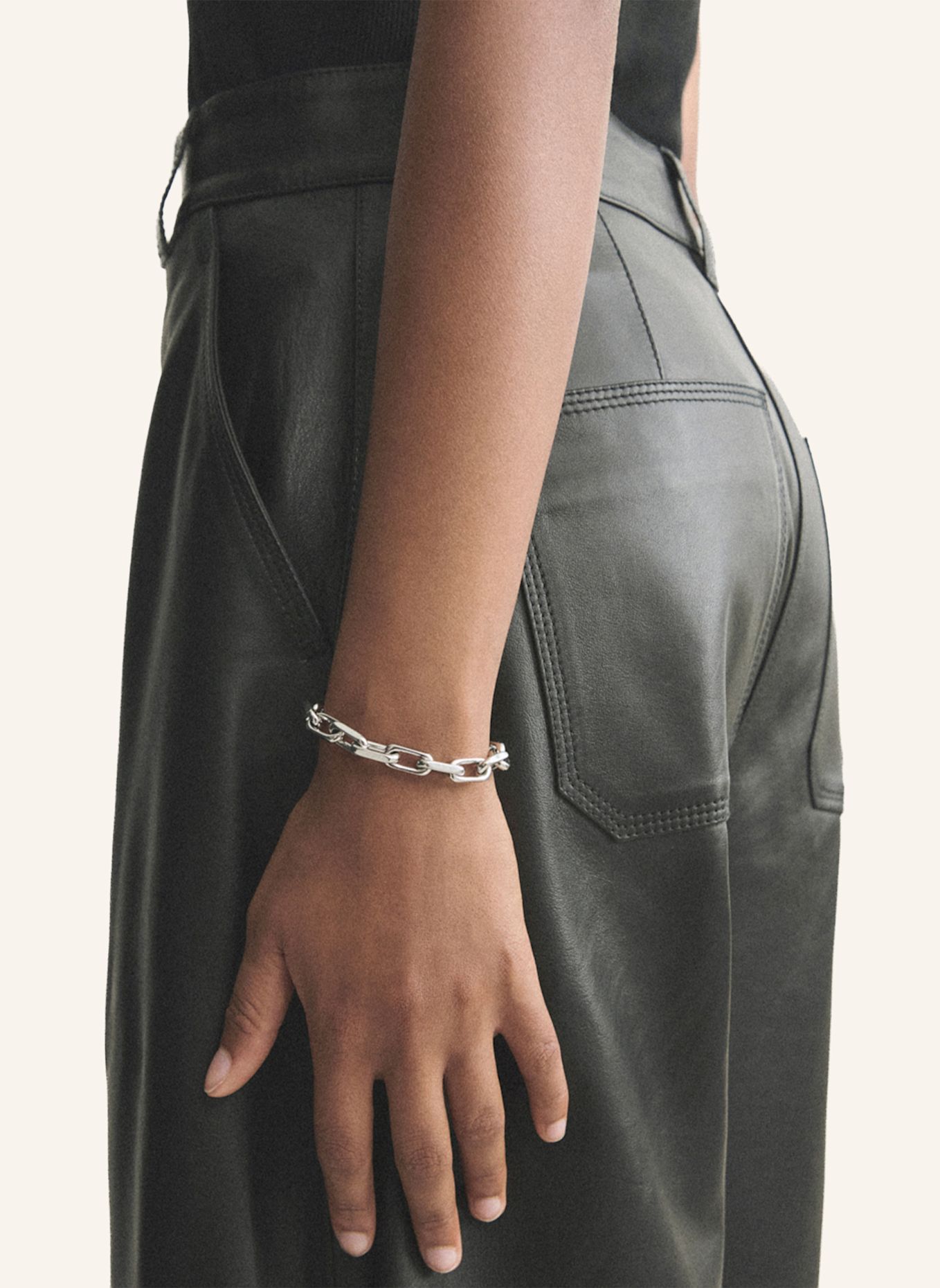 COPENHAGEN STUDIOS Armband aus Edelstahl: SILBER