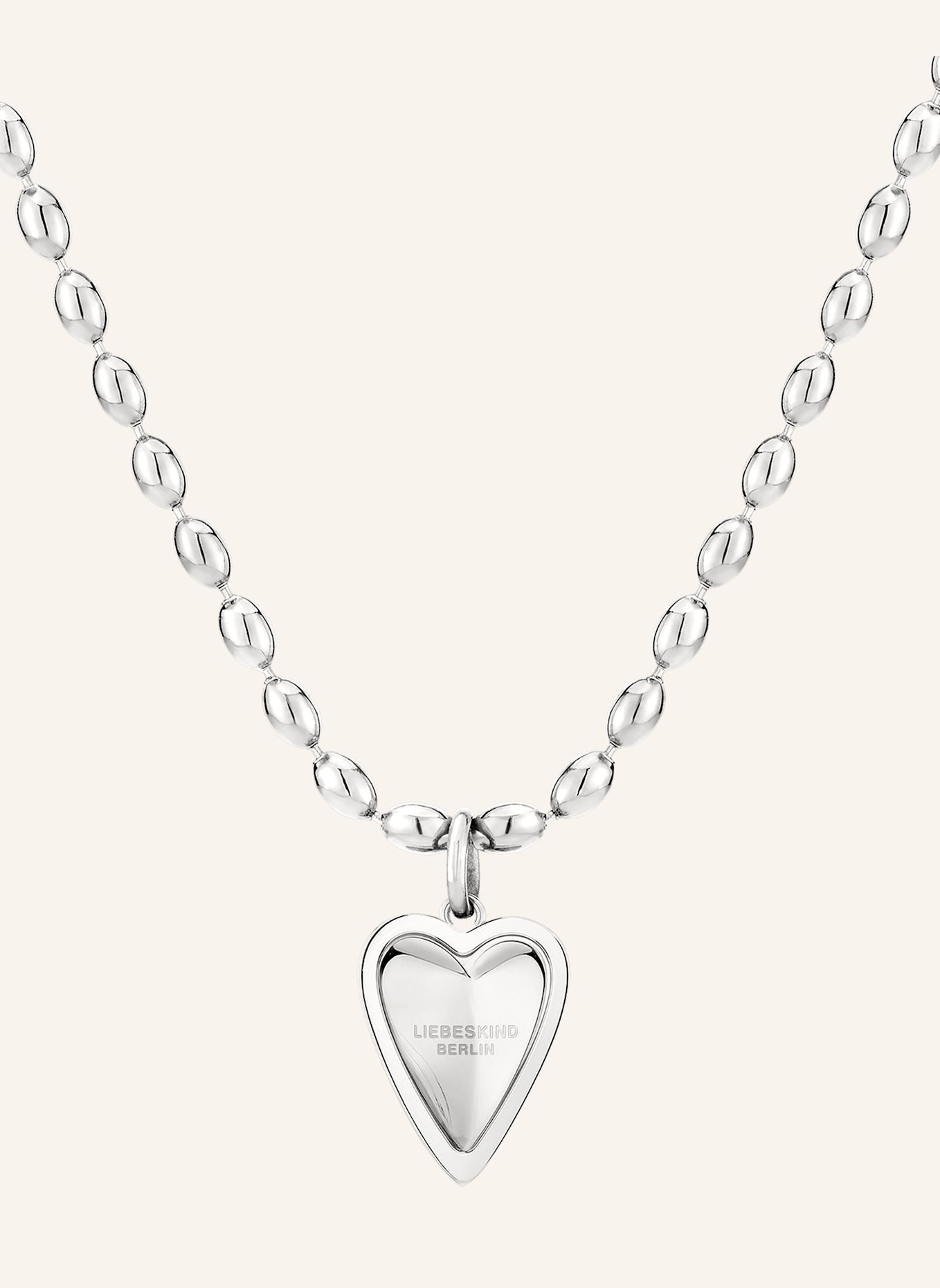 LIEBESKIND Halskette aus Edelstahl: SILBER