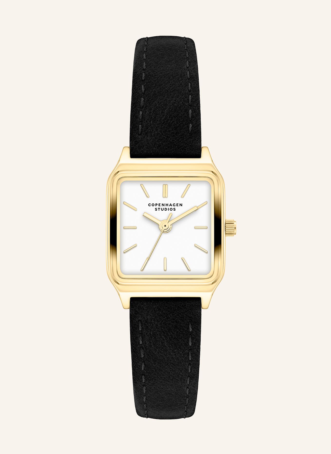 COPENHAGEN STUDIOS Stainless steel wristwatch: BLACK
