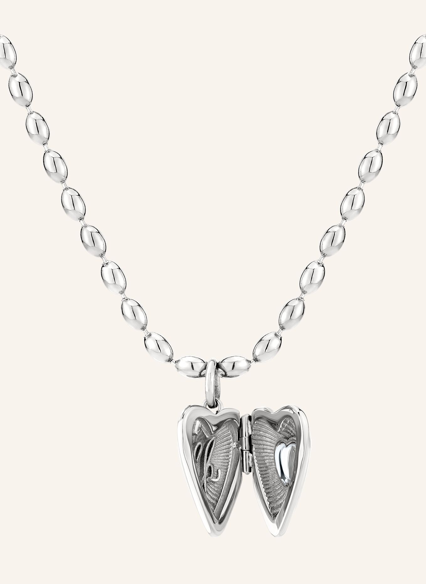 LIEBESKIND Halskette aus Edelstahl: SILBER