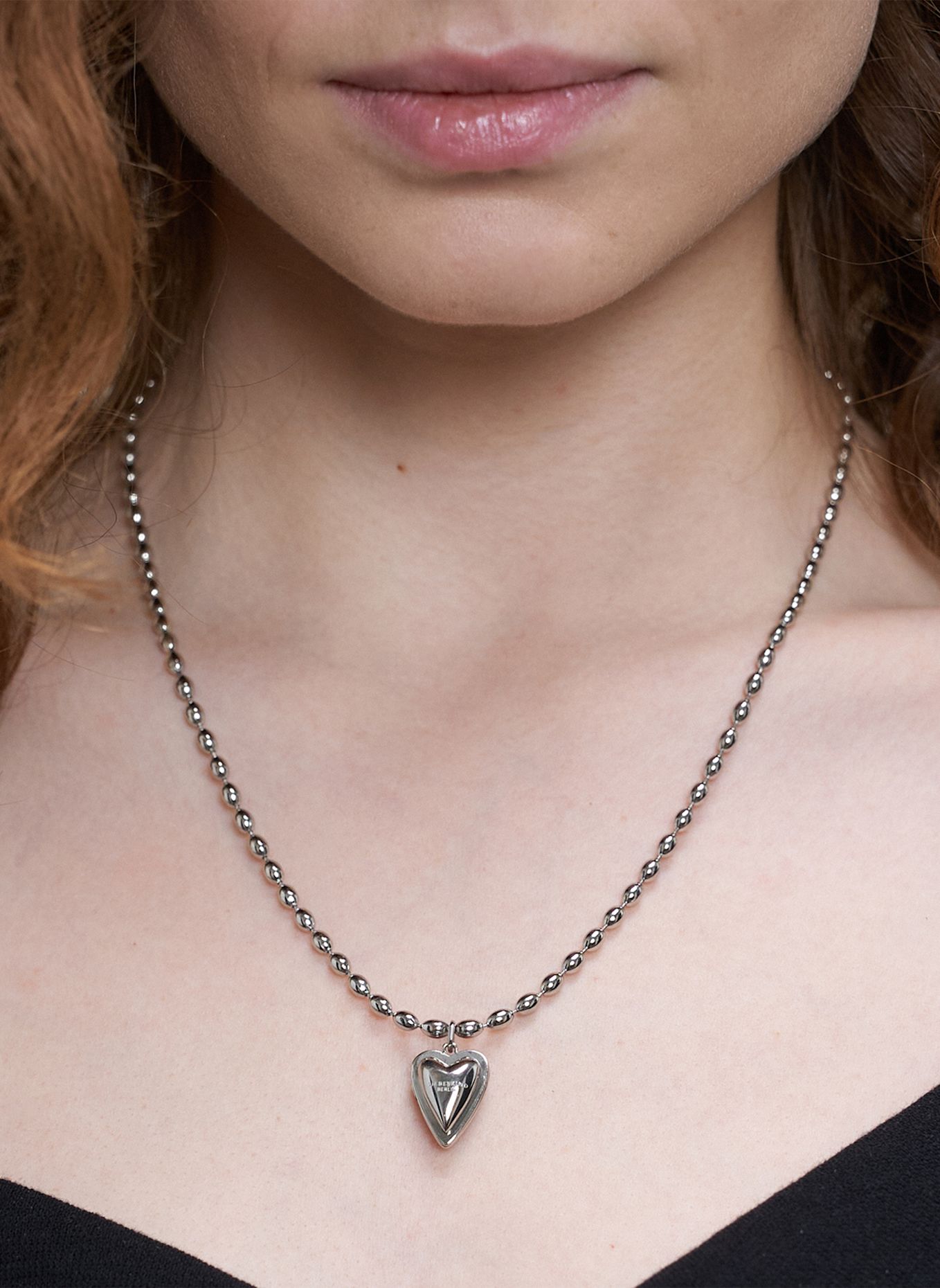 LIEBESKIND Halskette aus Edelstahl: SILBER