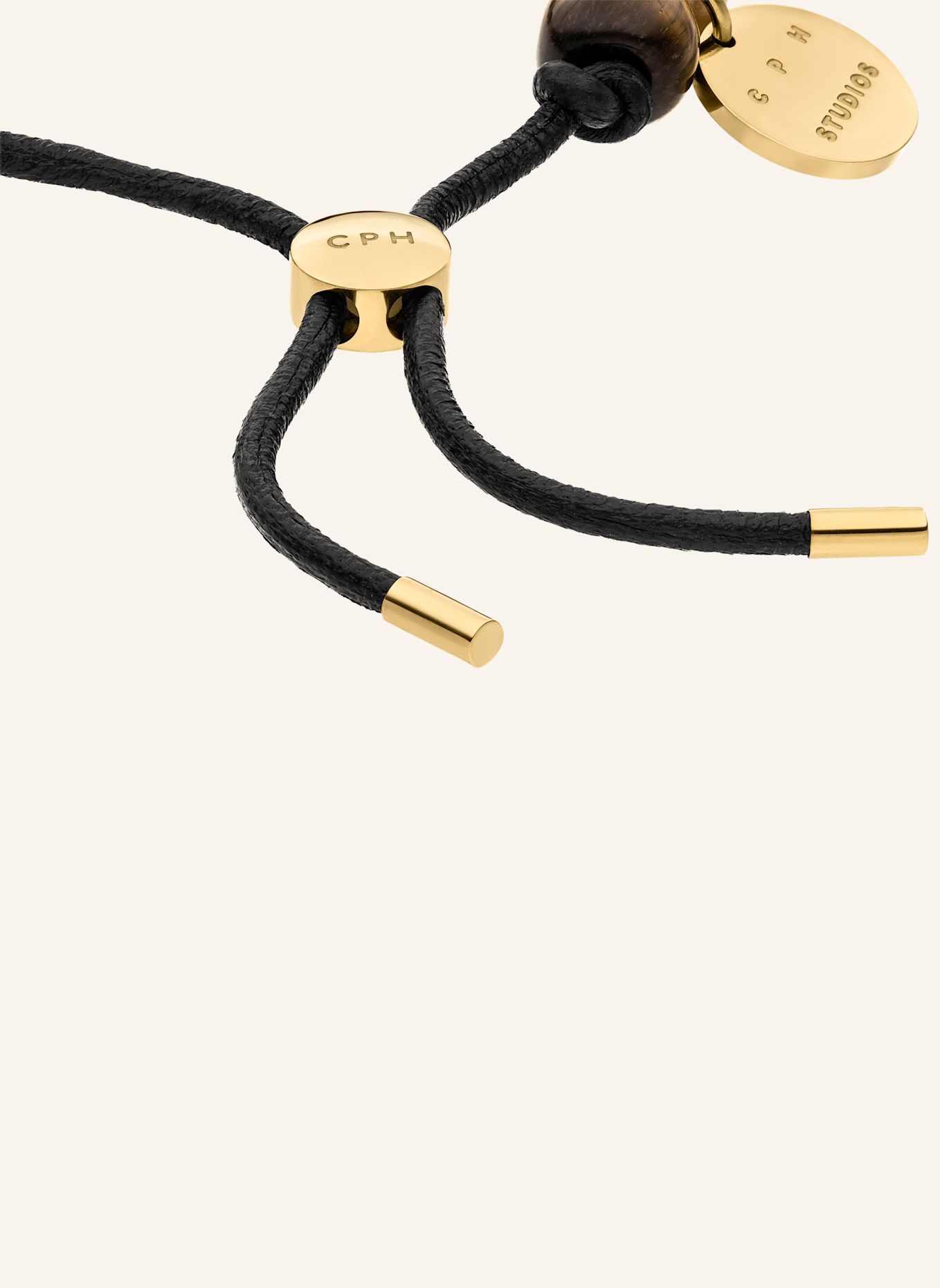 COPENHAGEN STUDIOS Armband aus Edelstahl: BRAUN
