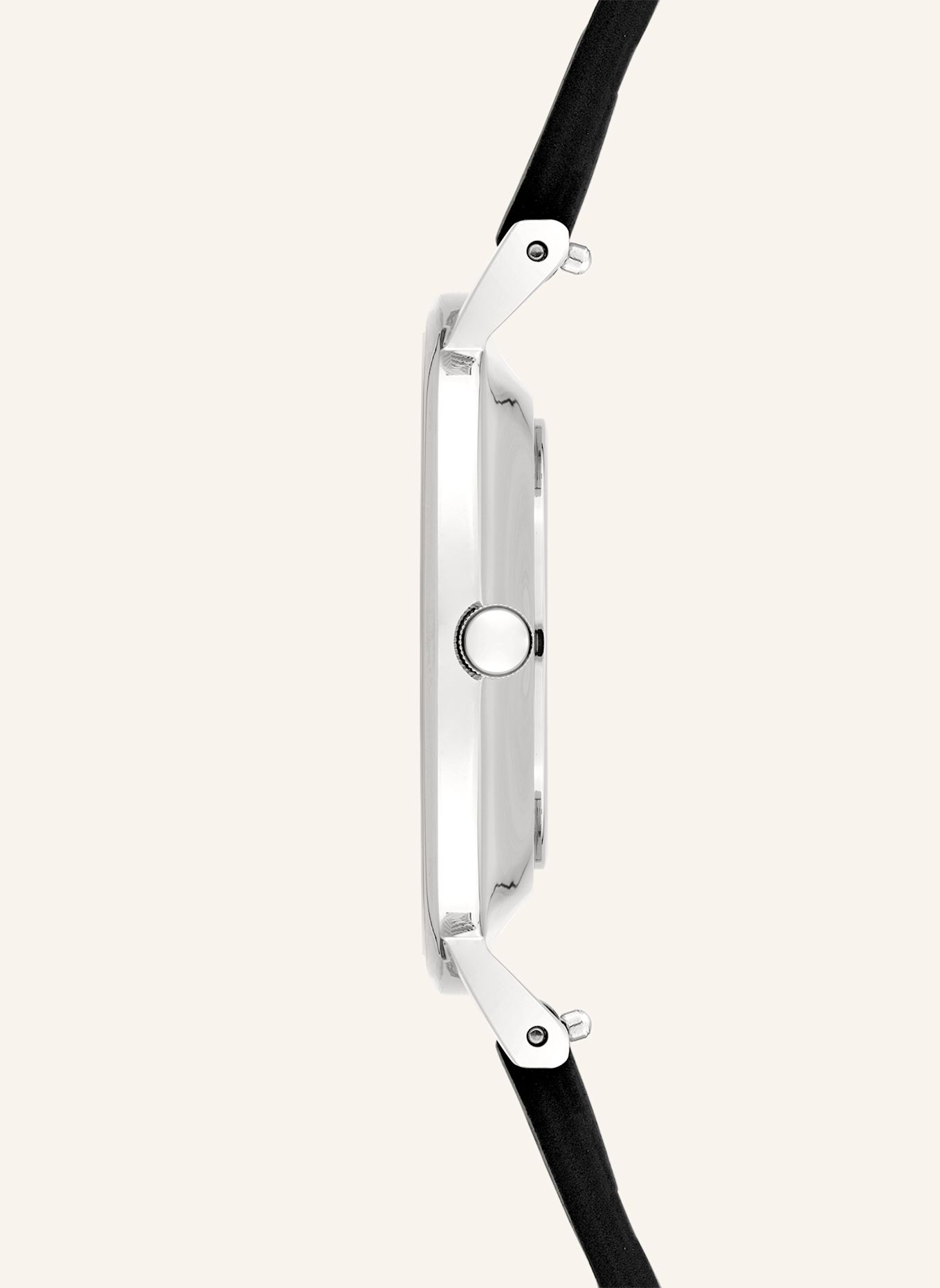 LIEBESKIND Armbanduhr aus Echtleder: GRAU
