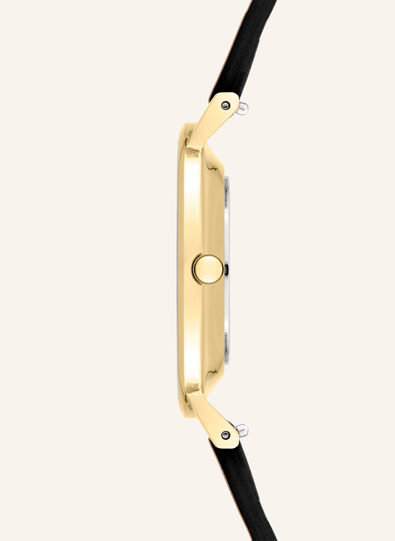 LIEBESKIND Armbanduhr  aus  Echtleder: BEIGE